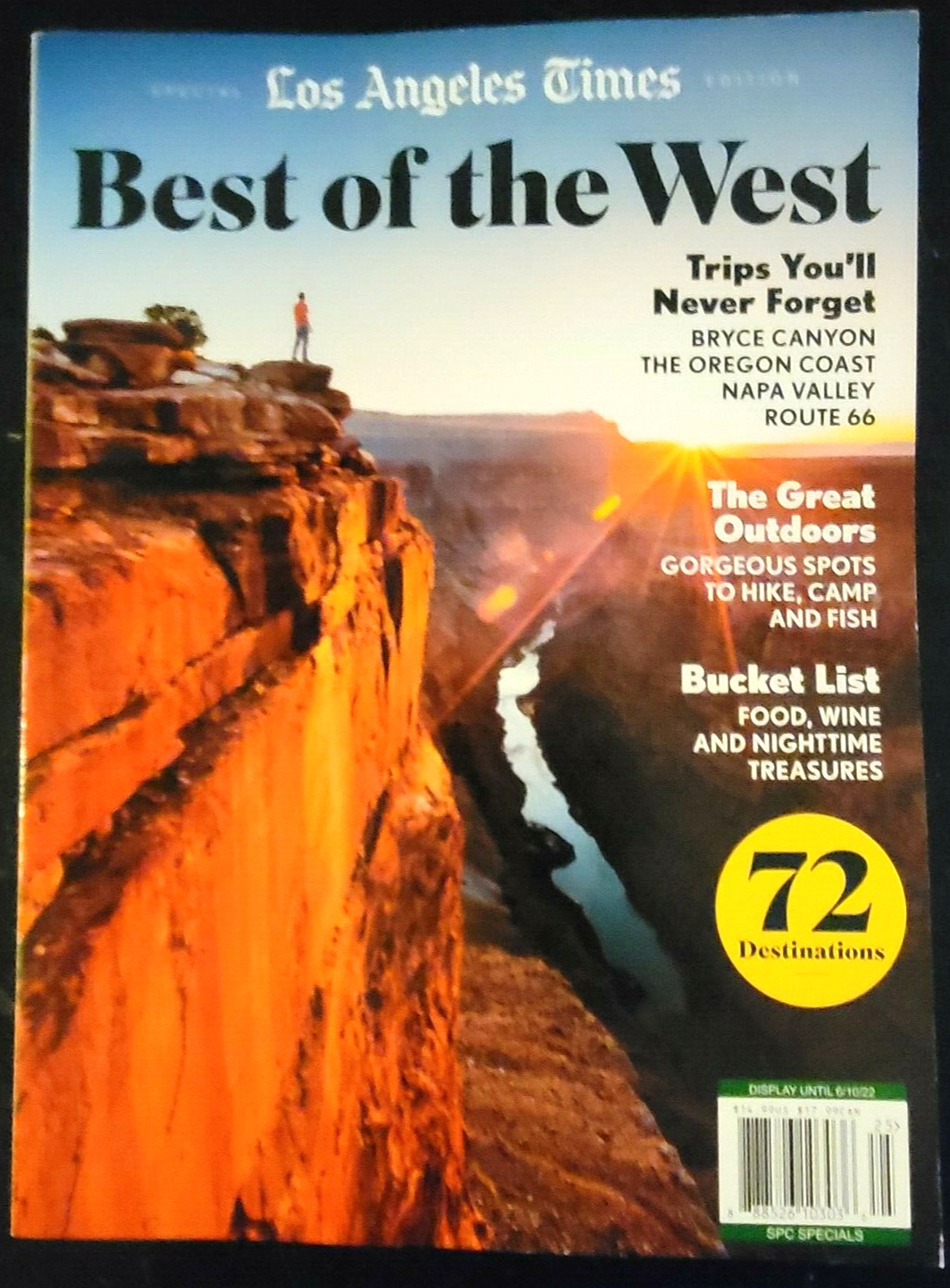 BEST OF THE WEST -LA TIMES Special Edition Publication Trips You’ll Never Forget