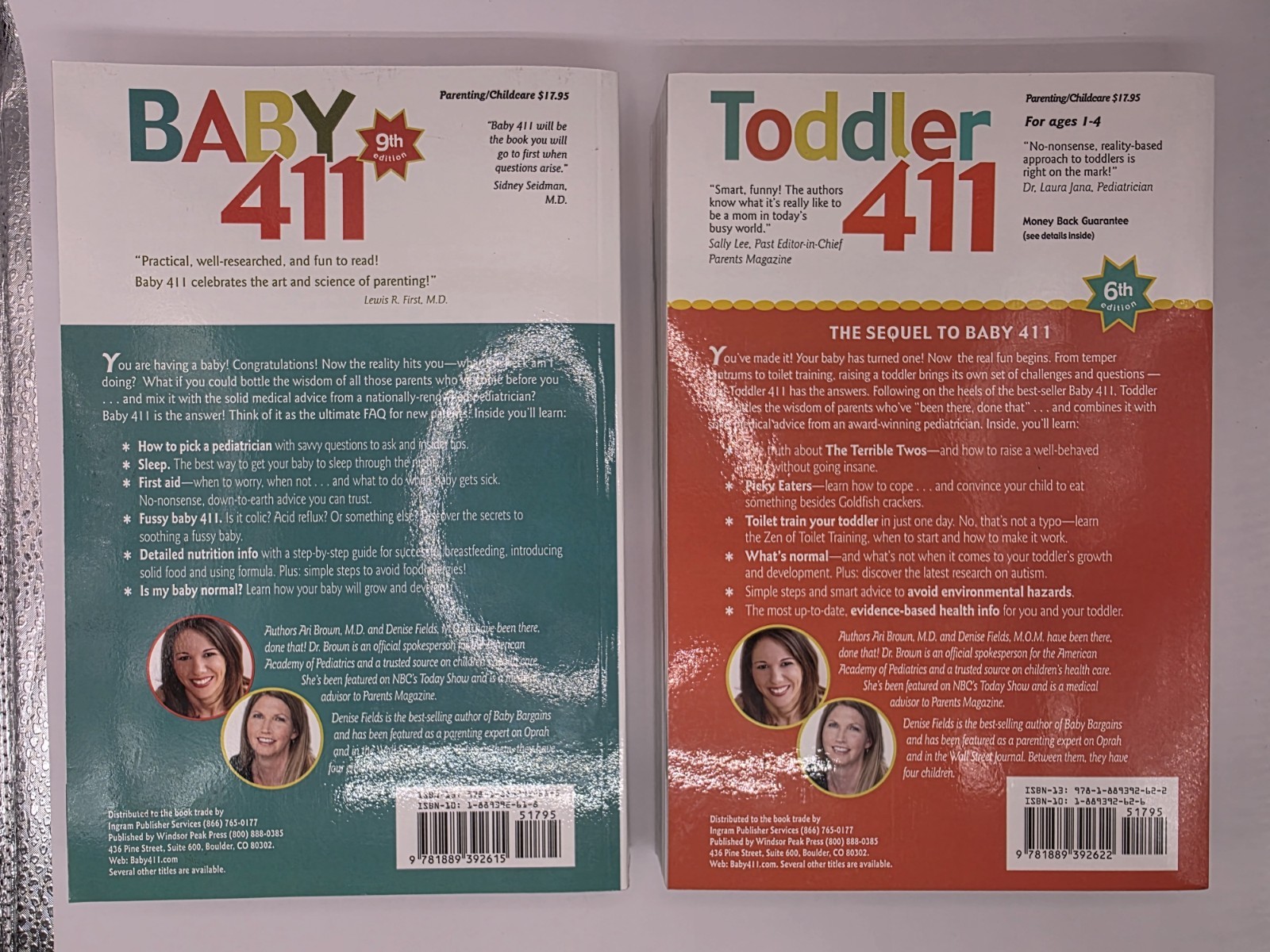 Baby & Toddler 411 Books Paperback by Brown and Fields Birth to Age 4 NEW