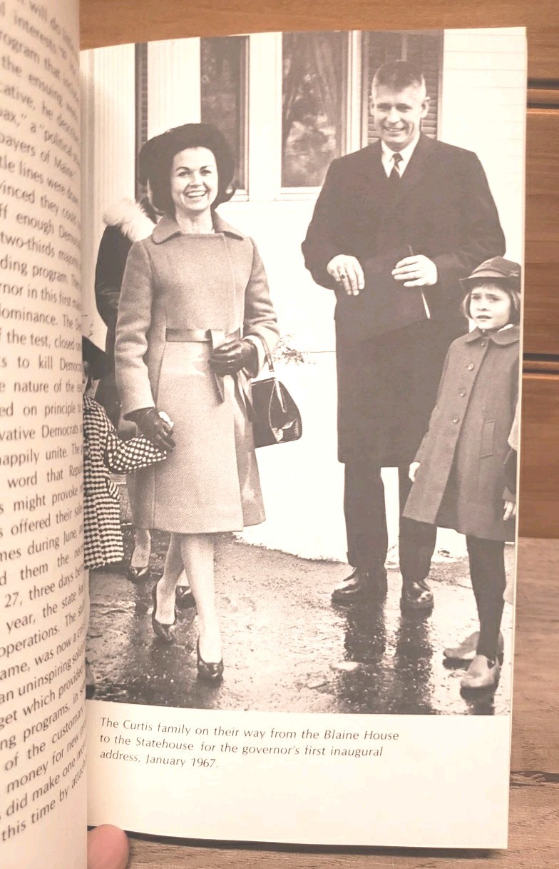 Kenneth Curtis of Maine Profile of a Governor by Kermit Lipez 1974 Softcover