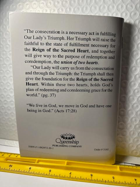 My Immaculate Heart Will Triumph : Consecration Preparation $1.25 Shipping