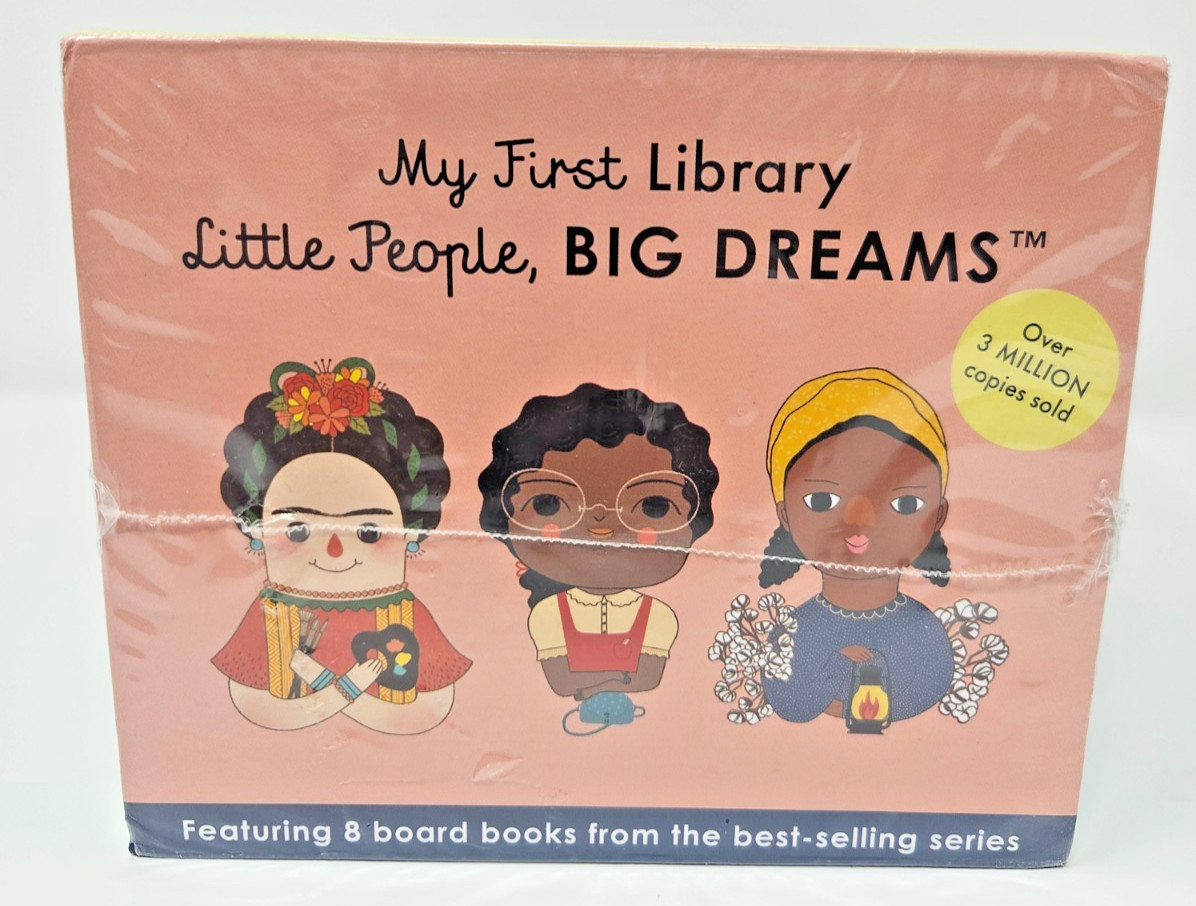 My First Library: Little People, BIG DREAMS ~ 8 Board book Box Set ~ New ~Sealed