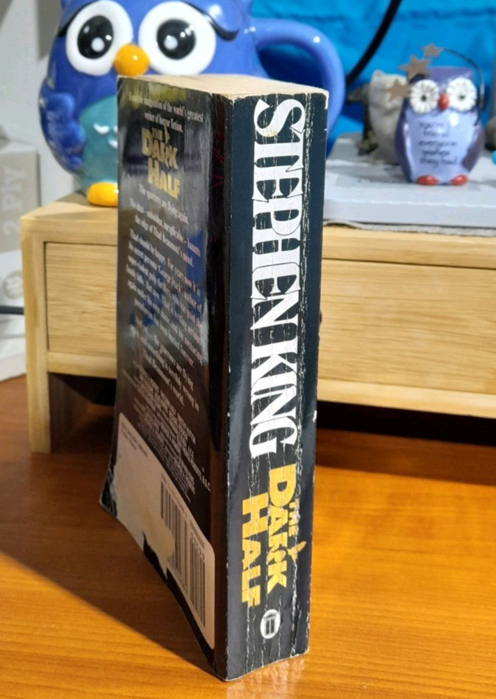 The Dark Half by Stephen King – 1990 paperback HORROR book (17cm)