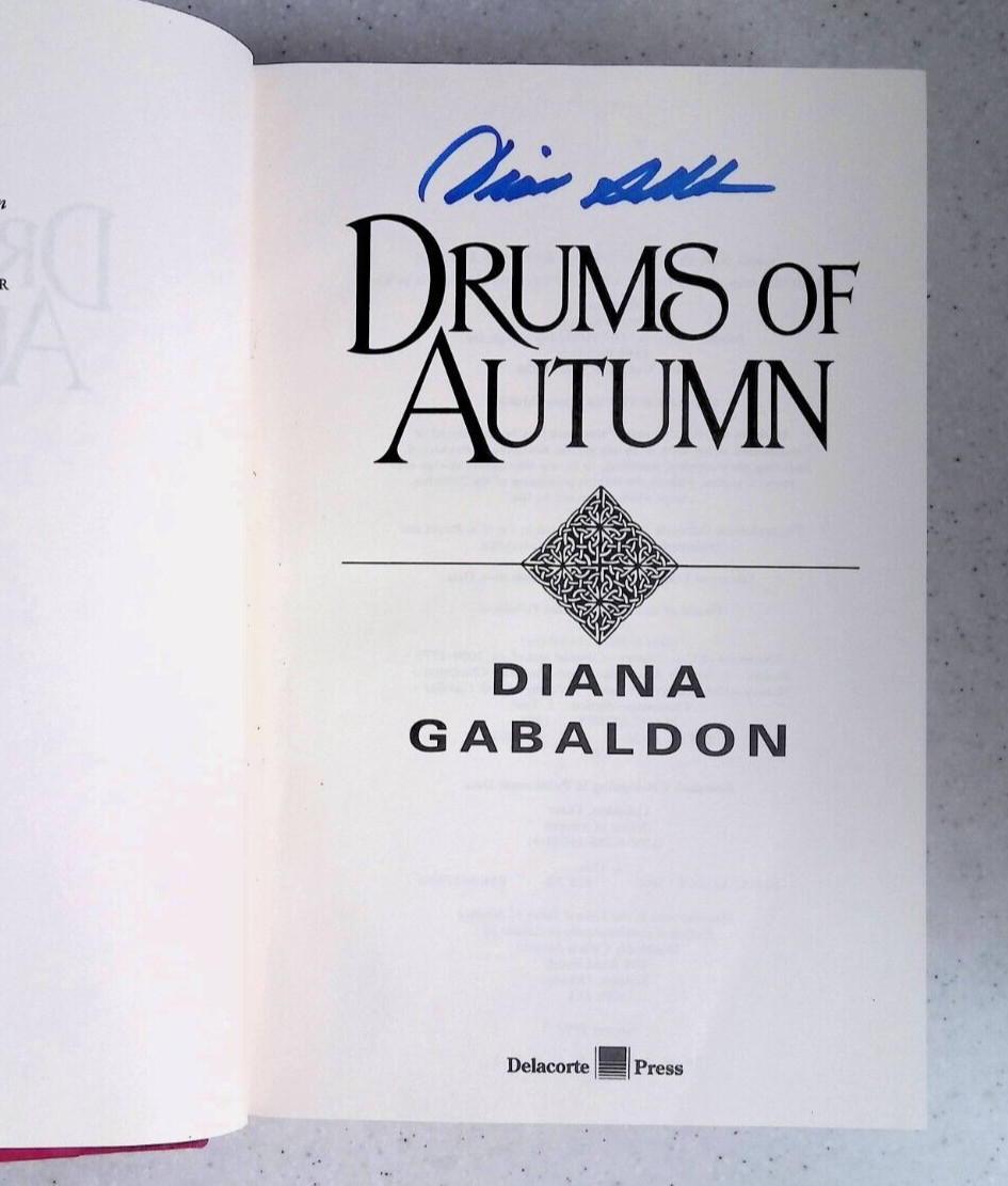 Drums of Autumn by Diana Gabaldon, Outlander, Signed, 1st Edition,Hardcover,1997