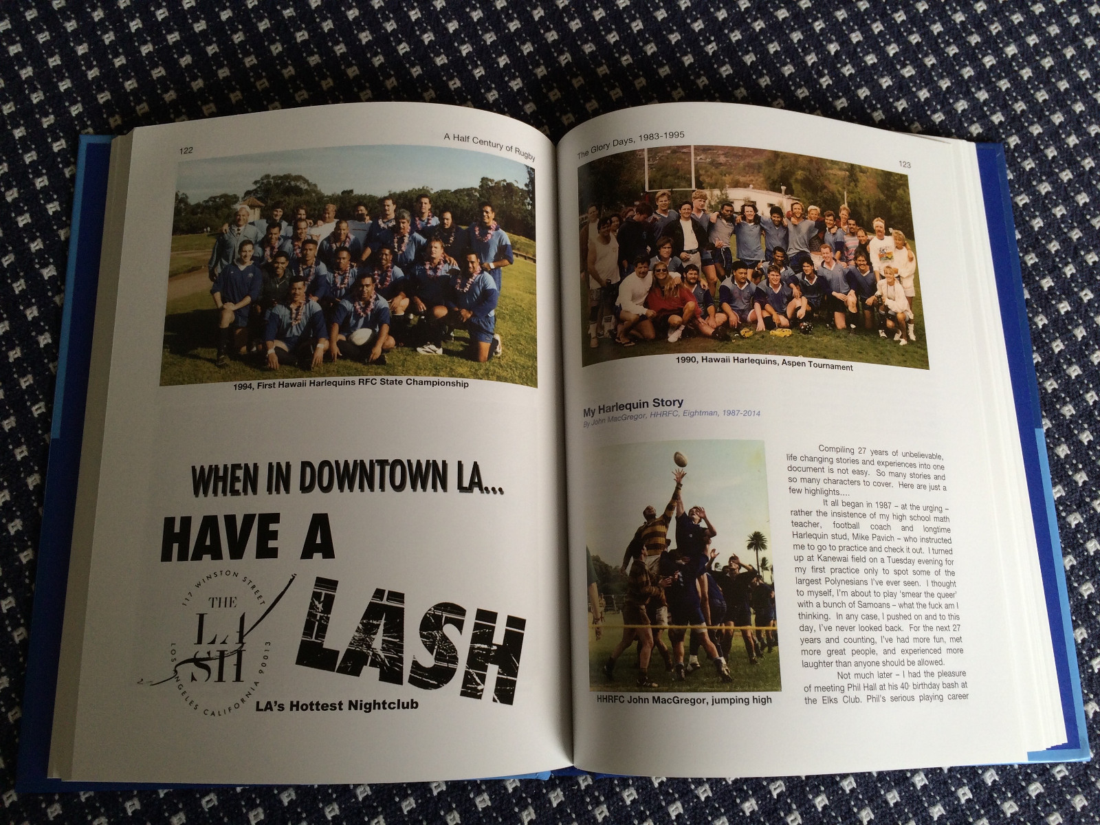 HALF CENTURY OF RUGBY Hawaii Harlequins RFC 1964-2014 50th Anniversary Book