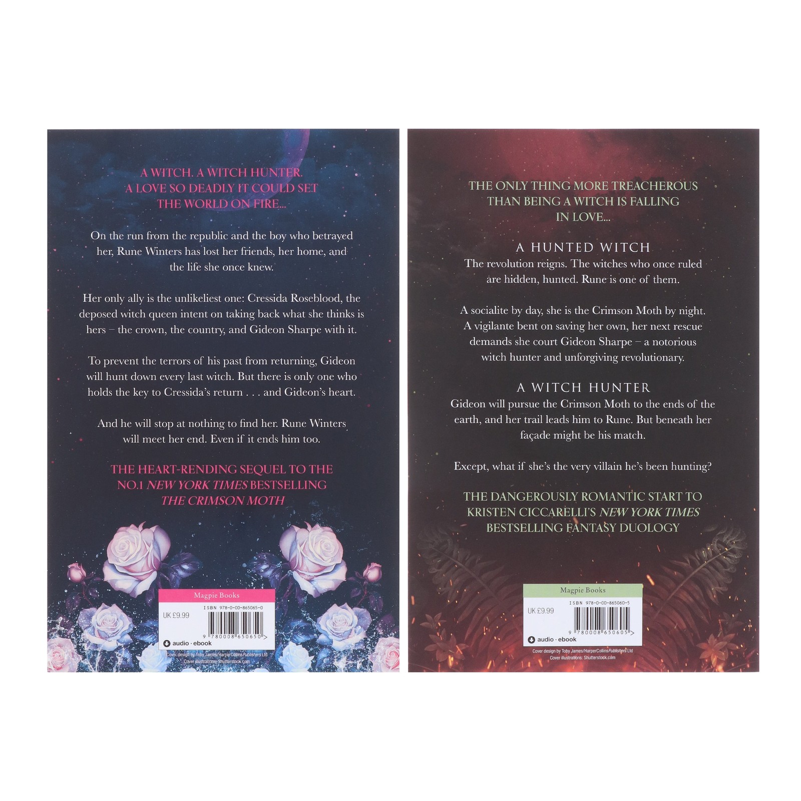 The Crimson Moth Series 2 Books Set by Kristen Ciccarelli – Fic – PB
