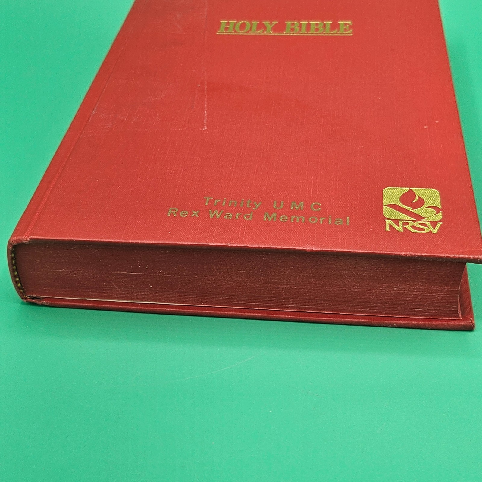 Holy Bible New Revised Standard Version 1989 Hardcover RED Excellent Condition