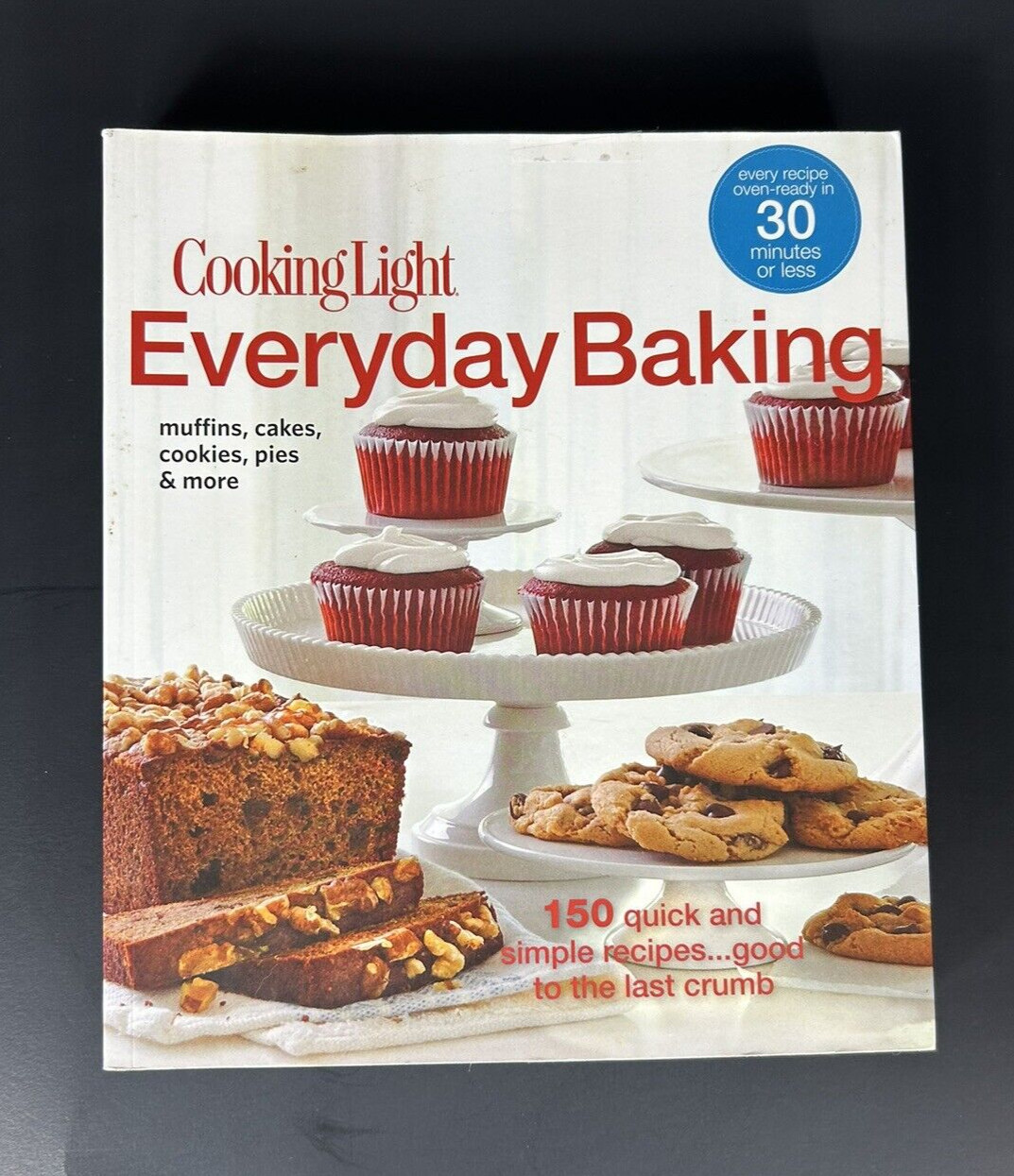 Lot of 4 Cookbooks Cooking Light Every Day Baking, Bread, Most Requested Recipes