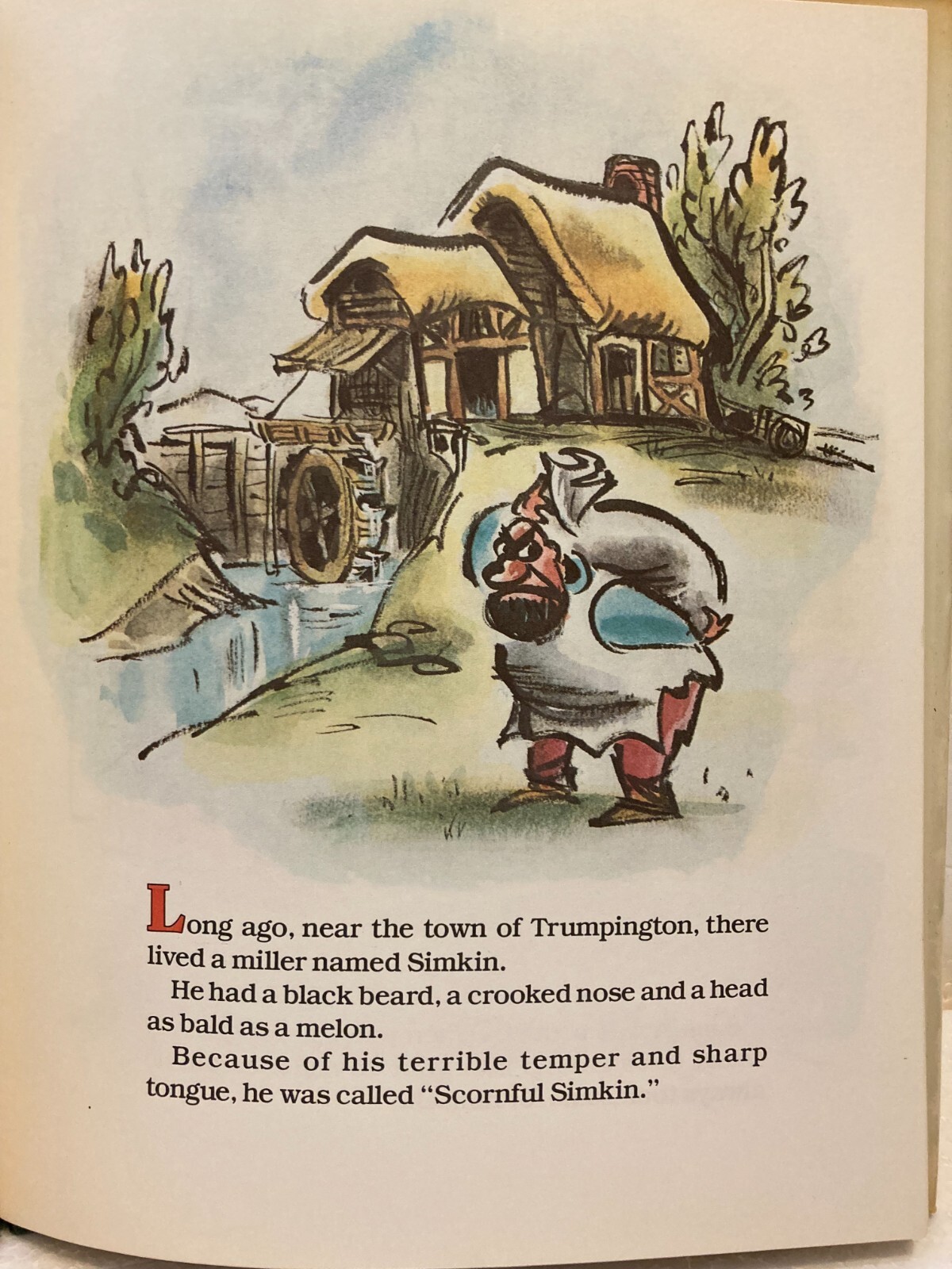 SCORNFUL SIMKIN, signed and inscribed by Lee Lorenz, 1980 Prentice Hall