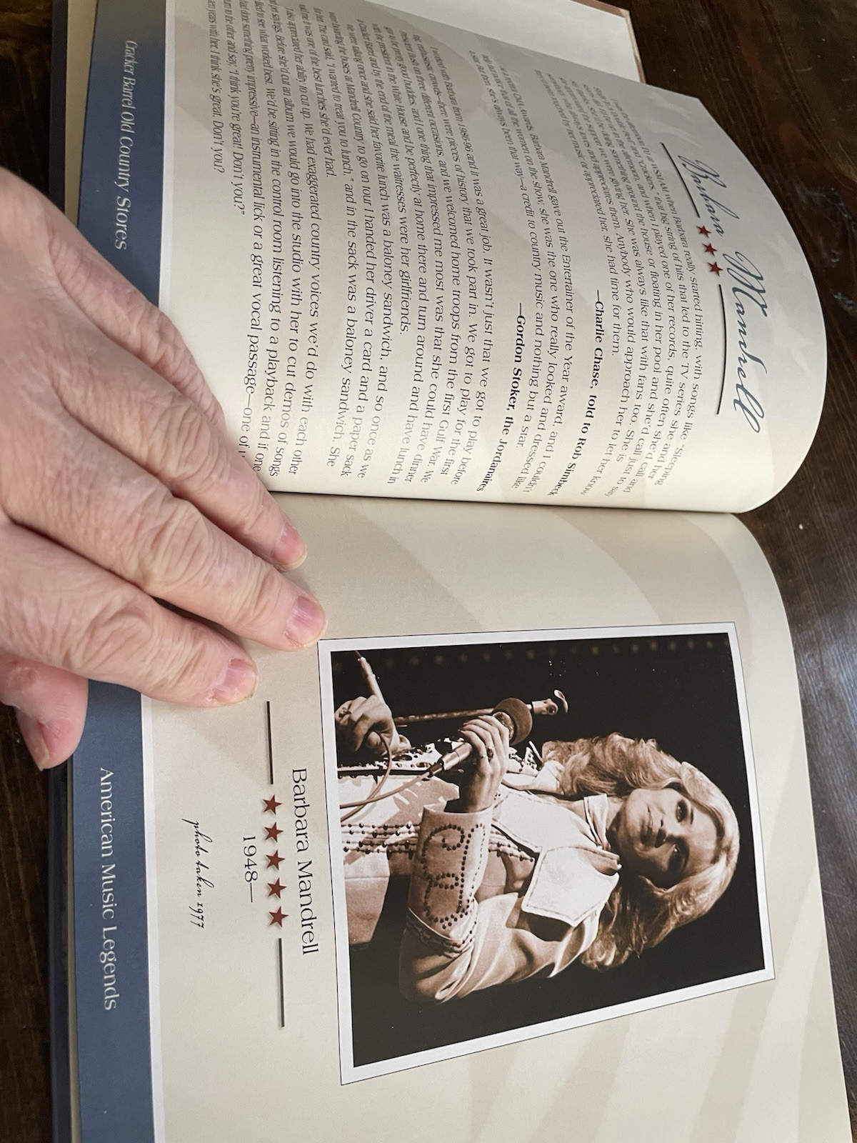 American Music Legends Hardback Book 9” X 9” 159 Pages