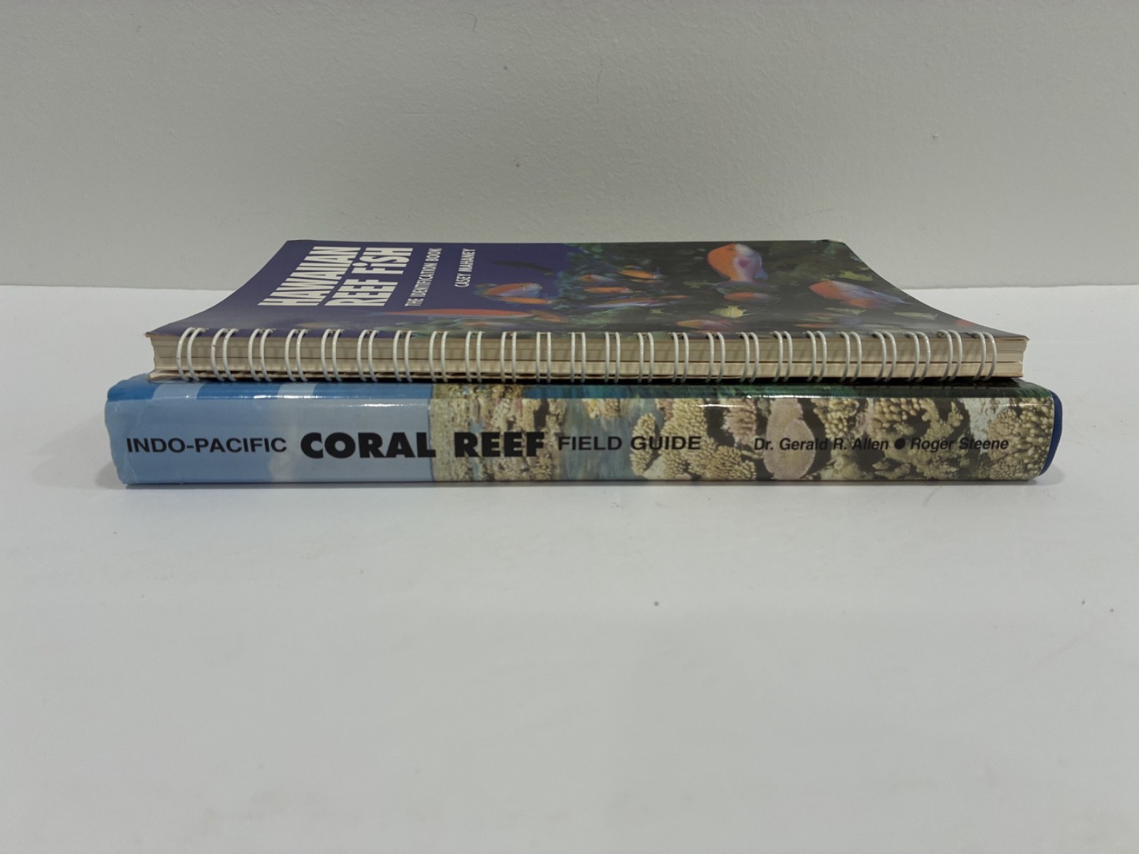 Coral Reef & Fishes 2 Books Field Guide and Identification
