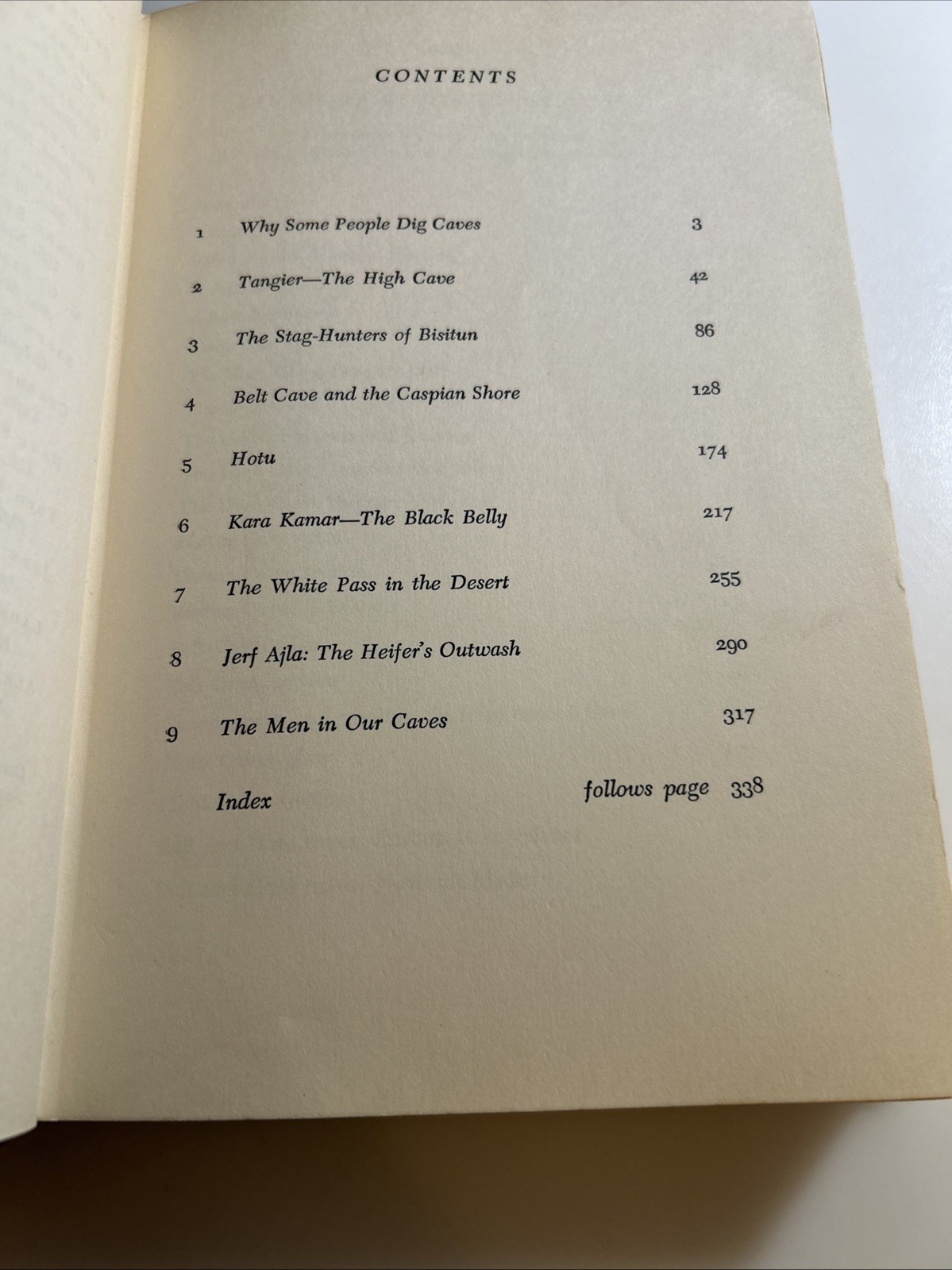 SEVEN CAVES~Carleton Coon~1956 1st ed Archaeology Tangier xlib 📕 h2914