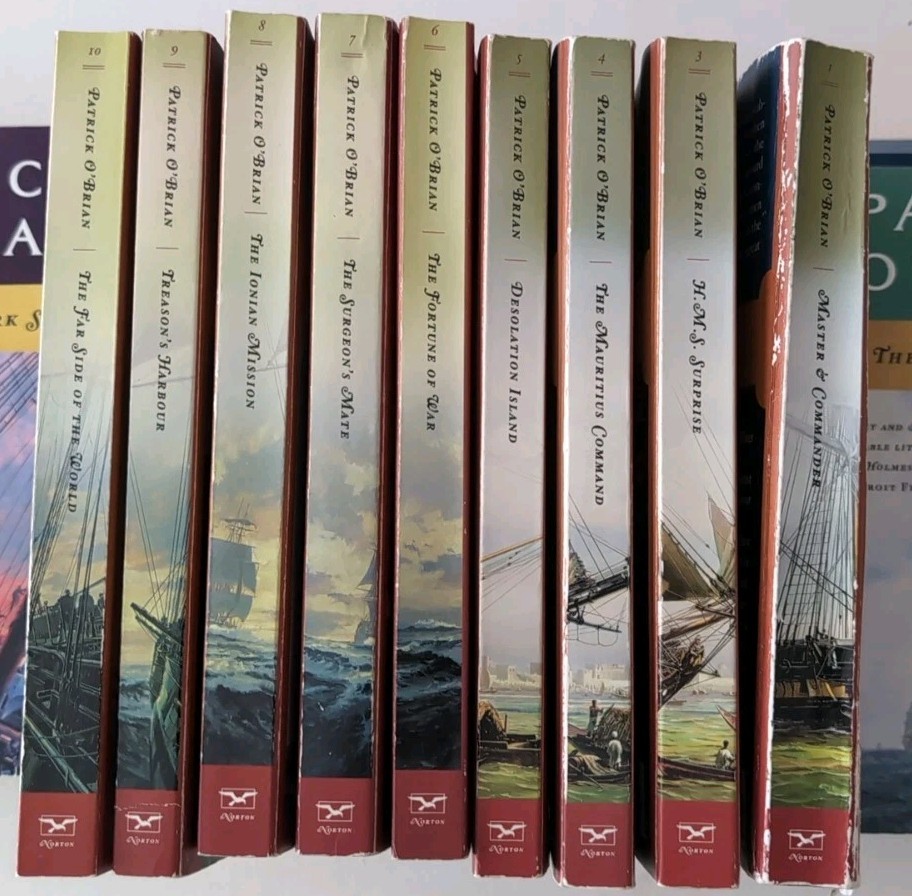 Lot Of 19 Patrick O’Brian,Norton Publishing, Paperback Books, No Vol. 2