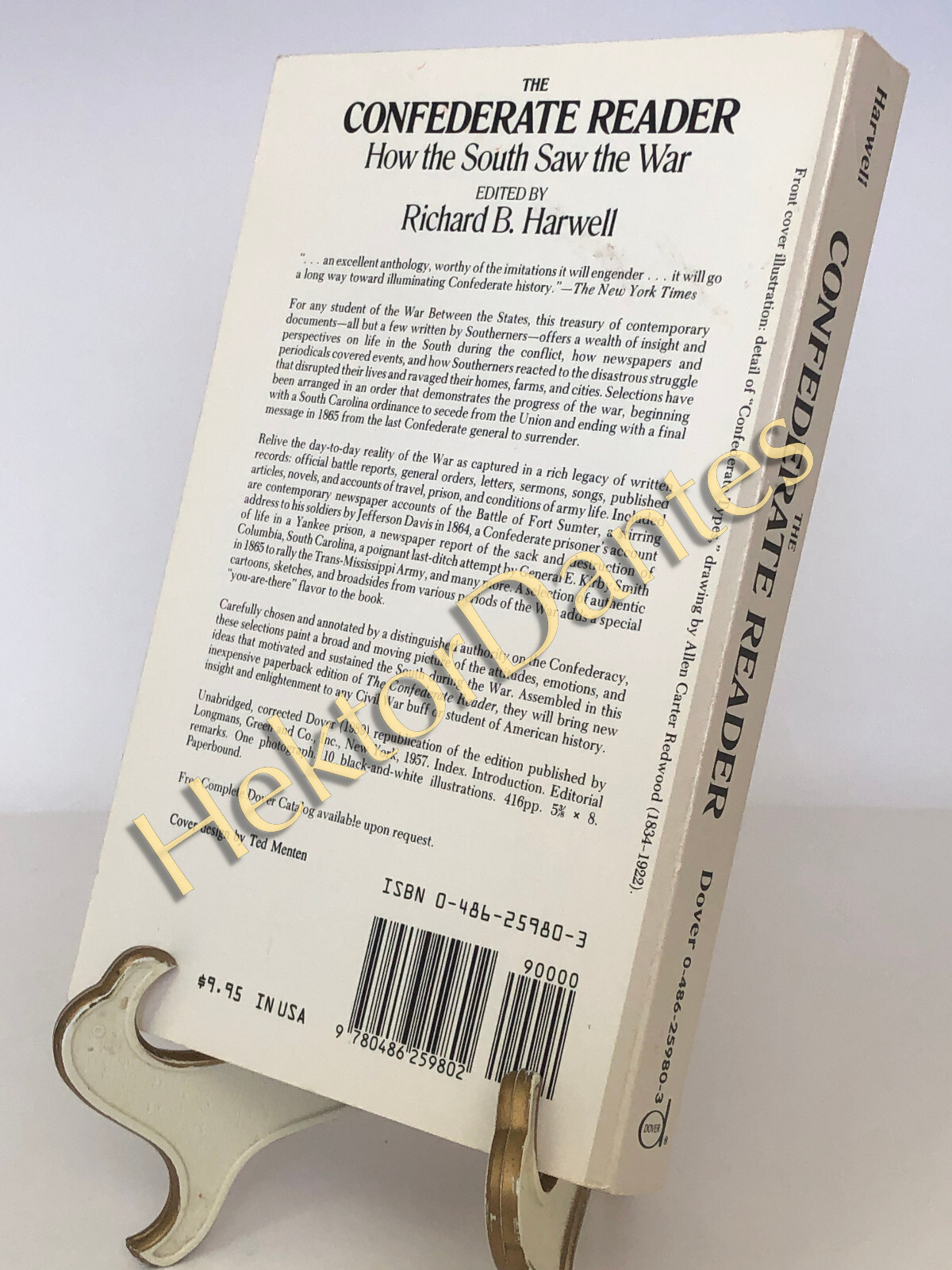 The Confederate Reader: How the South Sa by Richard B. Harwell (1989, Softcover)