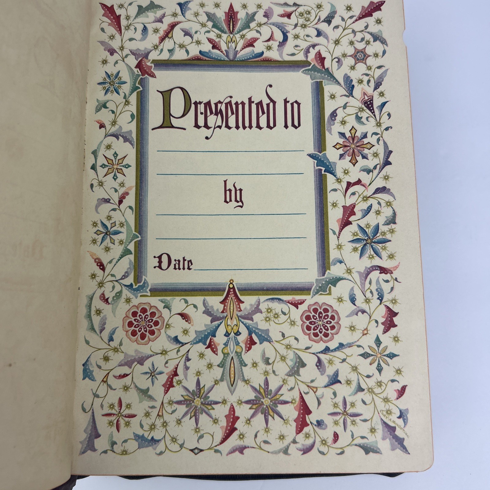 The Holy Bible: Holy Family Edition 1950 The Catholic Press Vintage Illustrated