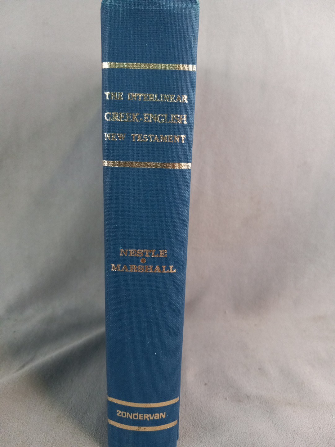 Interlinear Greek-English New Testament by Alfred Marshall (1976, Hardcover)