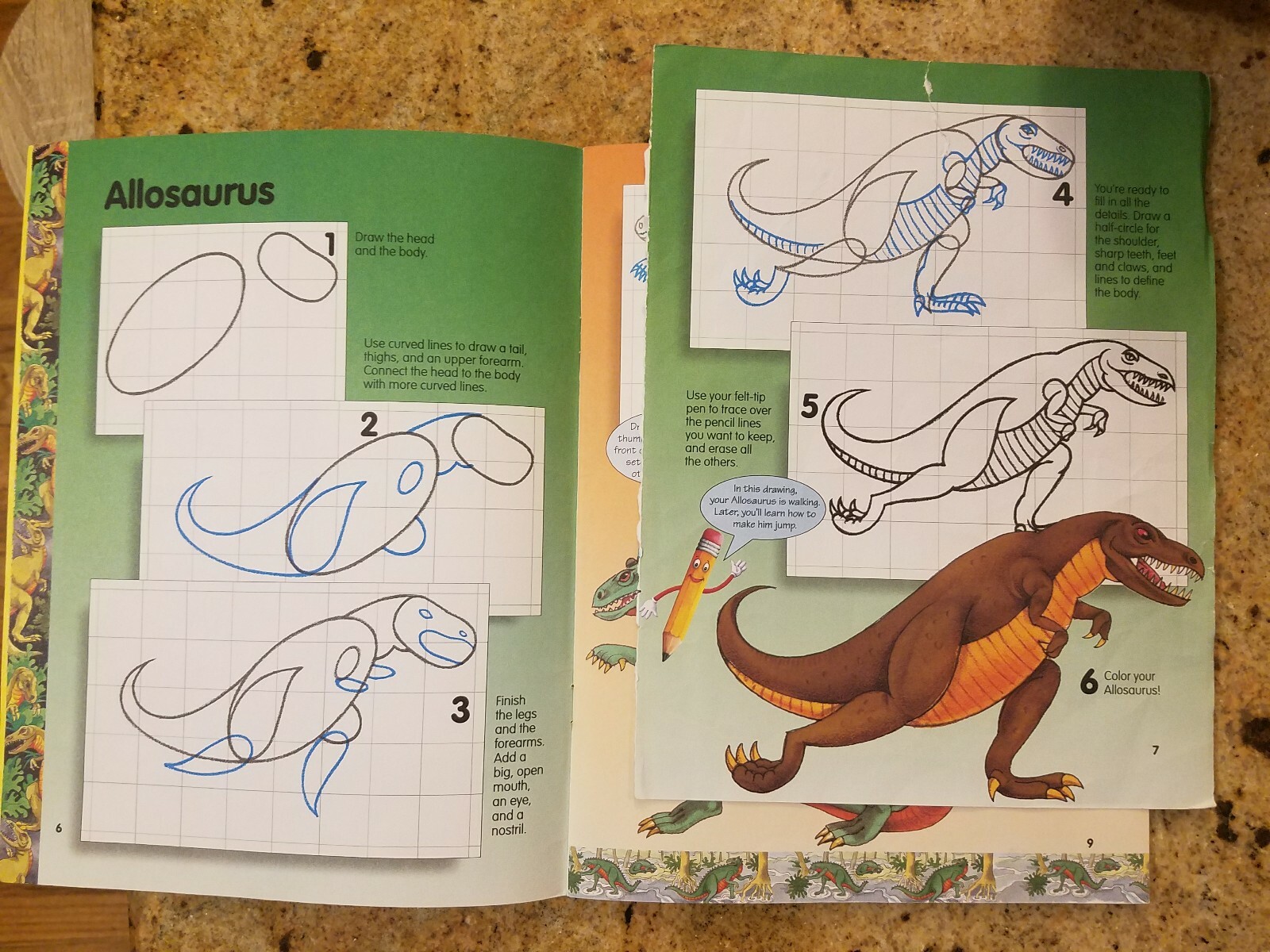 Doyer Coloring Book The Dinosaur Coloring Book Vintage 1980