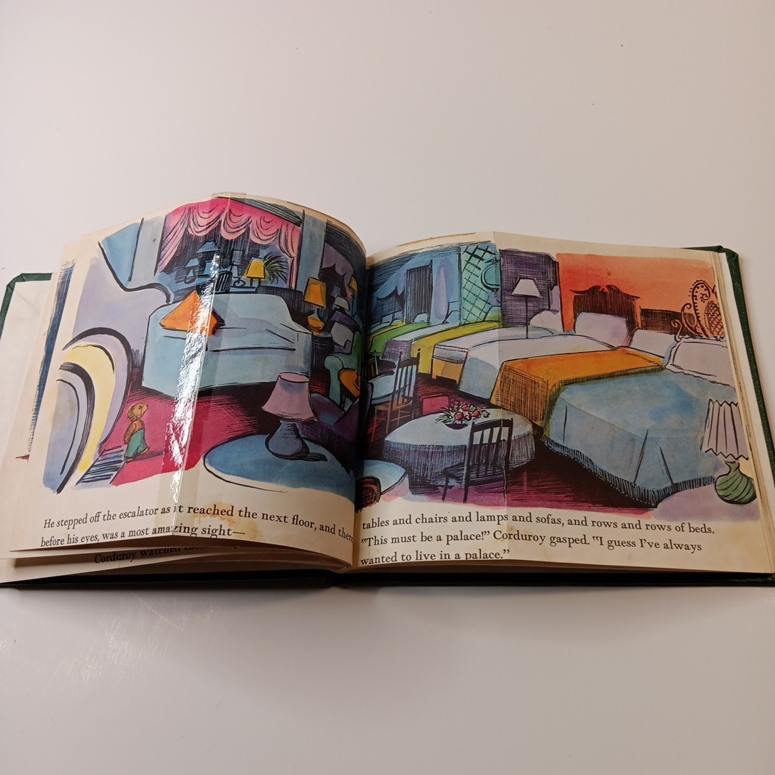 CORDUROY by Don Freeman HC (1968) 1st edition Second Printing Ex-Library