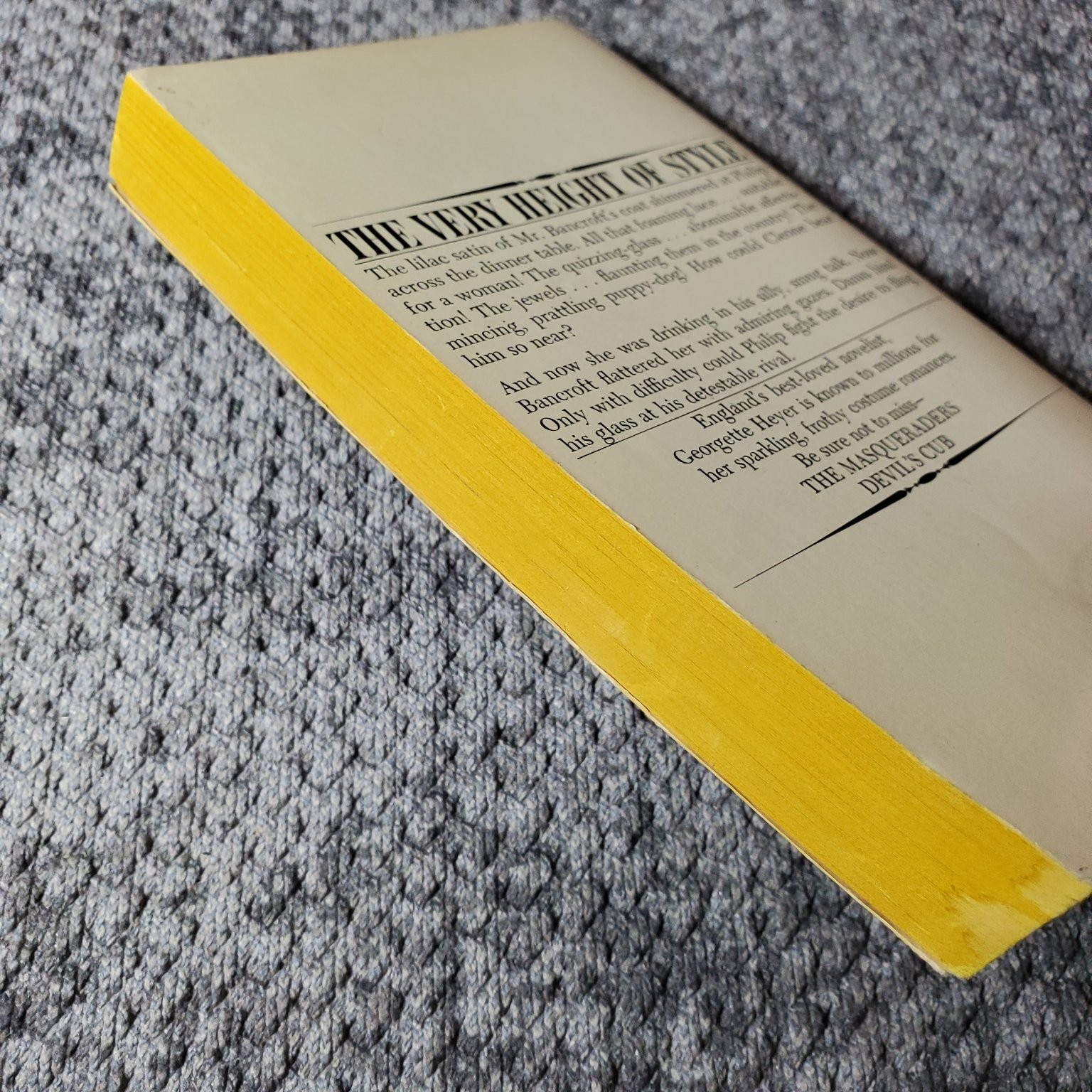 Powder & Patch Georgette Heyer 1970 Regency Romance Bantam Books