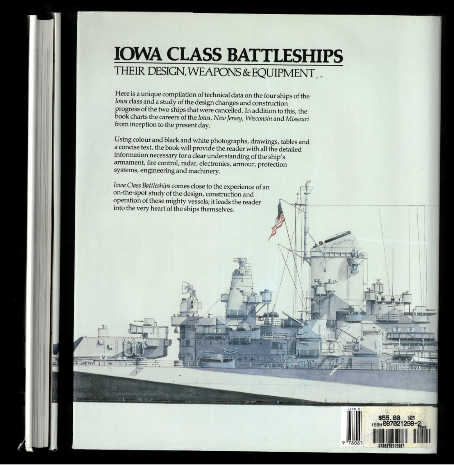 IOWA CLASS BATTLESHIPS Design Weapons Equipment Robert Sumrall 2000 HCDJ