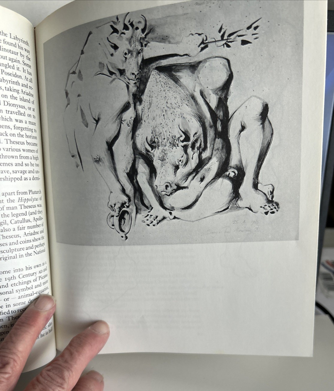 The Minotaur Michae Ayrton Privately Published Genevieve Restaurant London