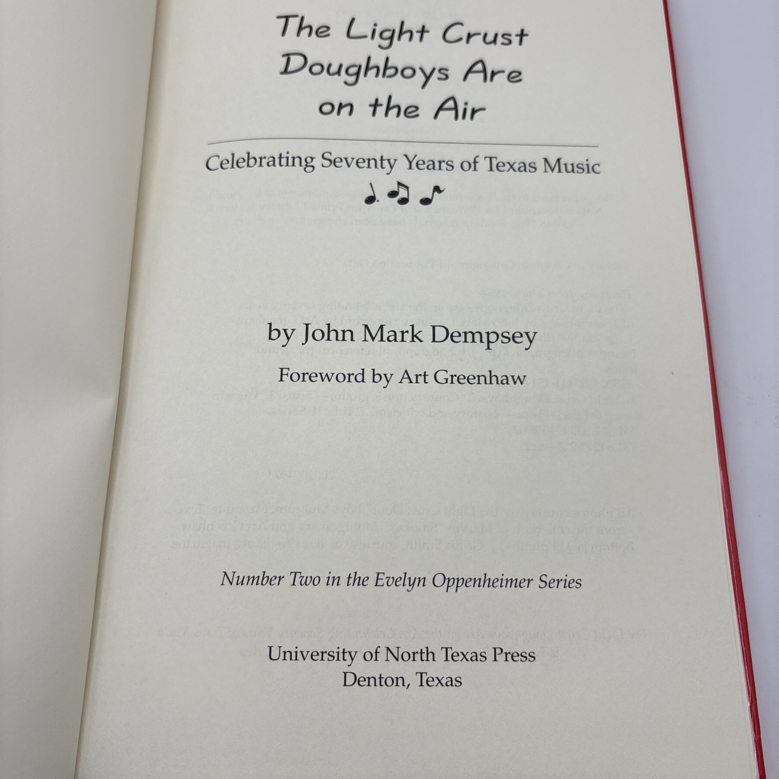 VTG Light Crust Doughboys On the Air HB w/dj-John Mark Dempsey+CD-2002-294 pages