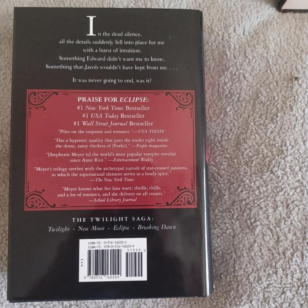 Twilight Saga By Stephenie Myer 4 Book Hardcover 2008 Collectible Box Set