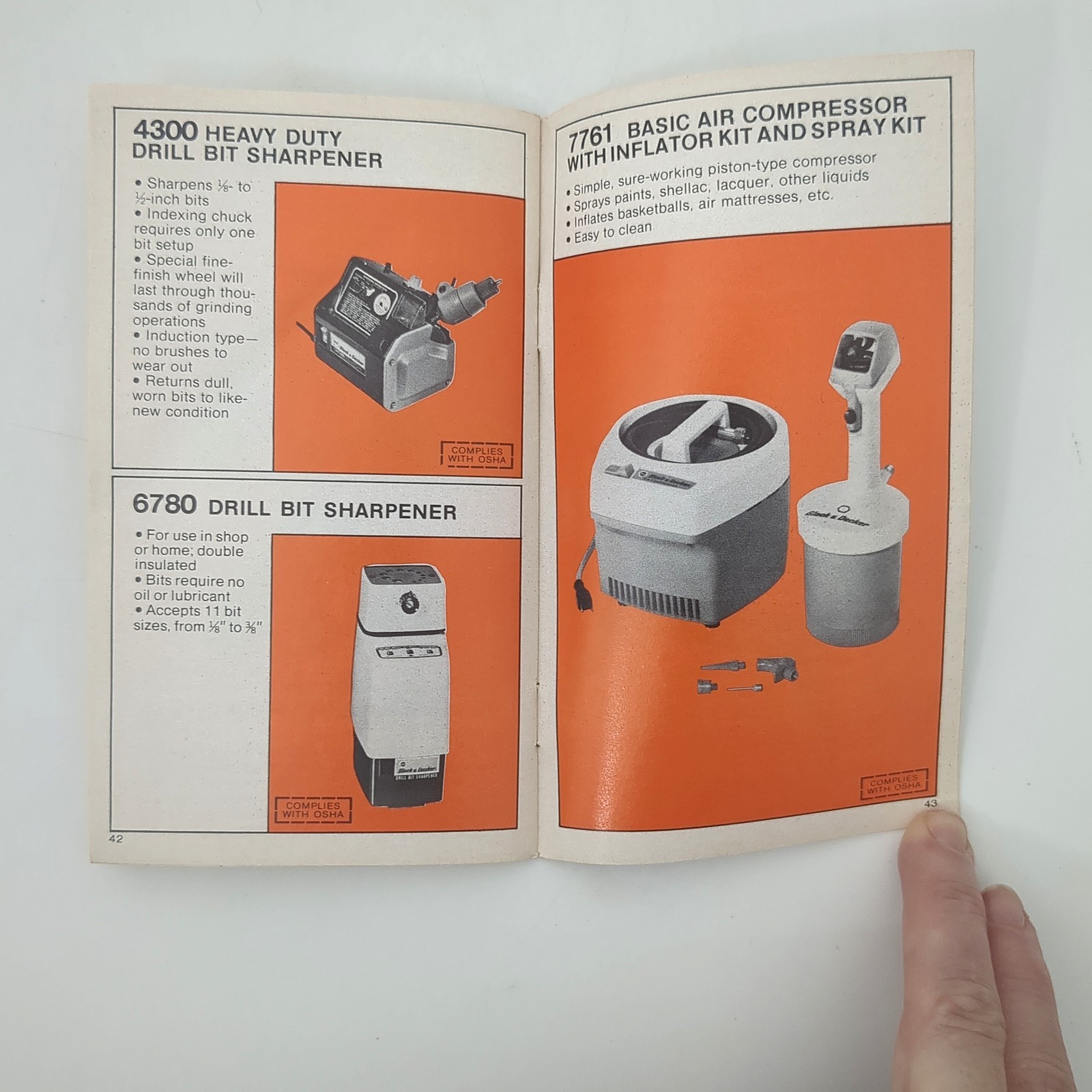 Black & Decker Automotive Power Tool Super Hero Catalog 1977