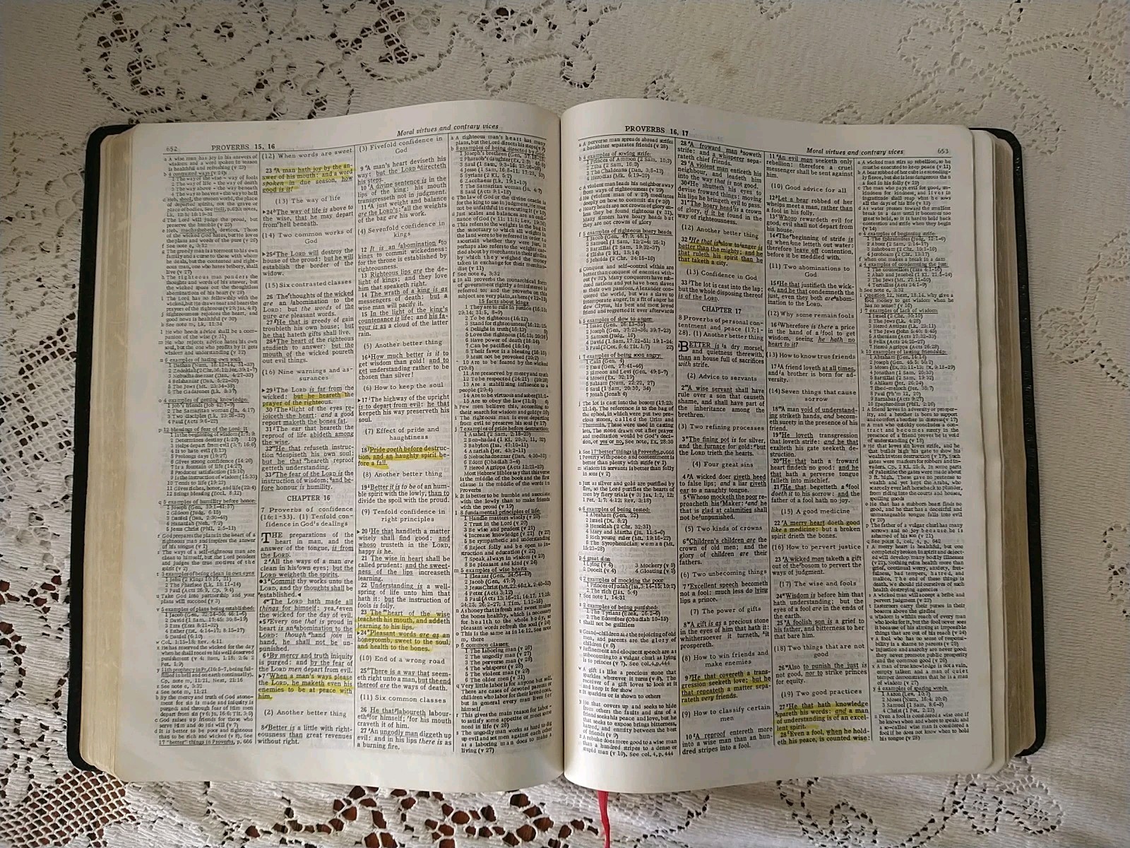 Genuine Leather Dakes Annotated Reference Bible Old New Testament KJV Black 1961