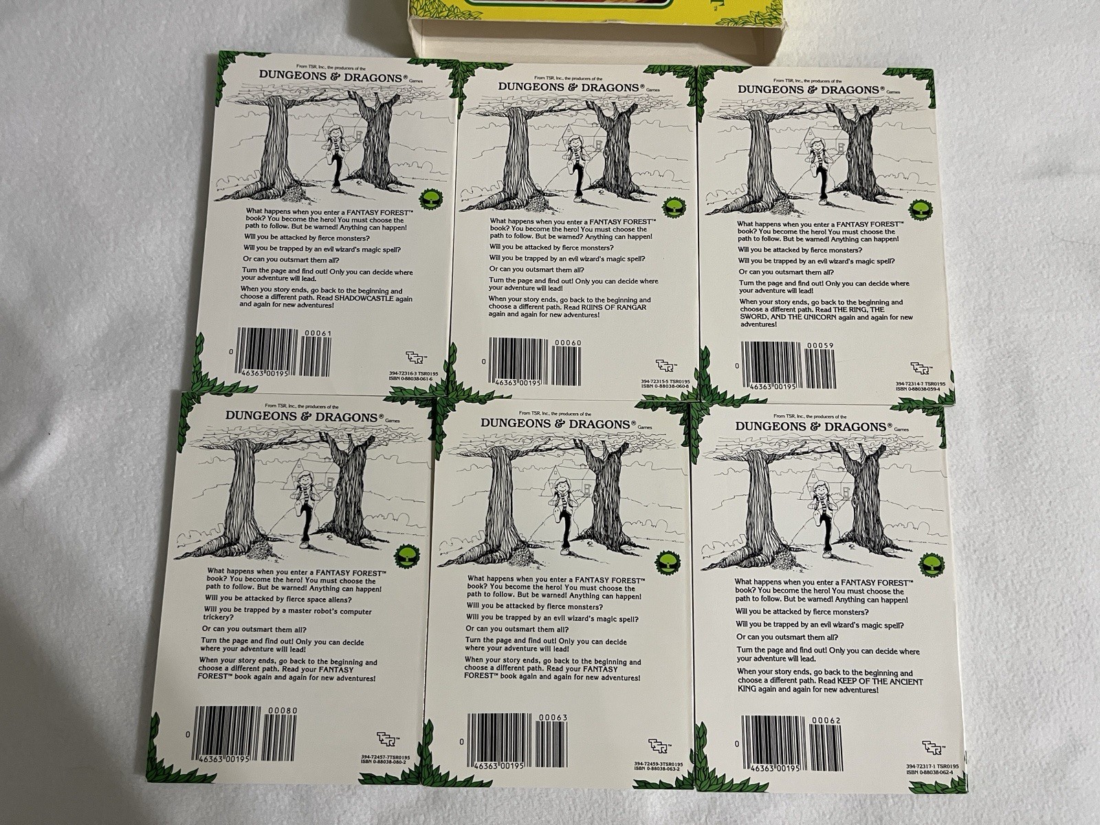 Fantasy Forest Pick a Path to Adventure COLLECTORS SET TSR Dungeons & Dragons