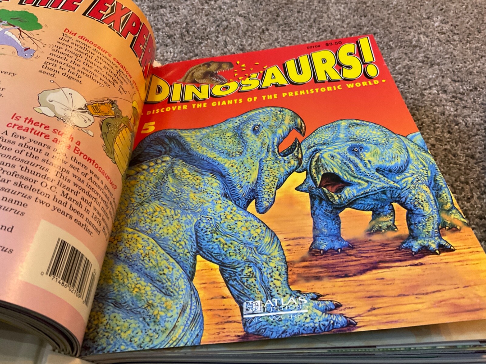 1993 Dinosaurs Discover Giants of the Prehistoric World Binder #1 Issues 1-19