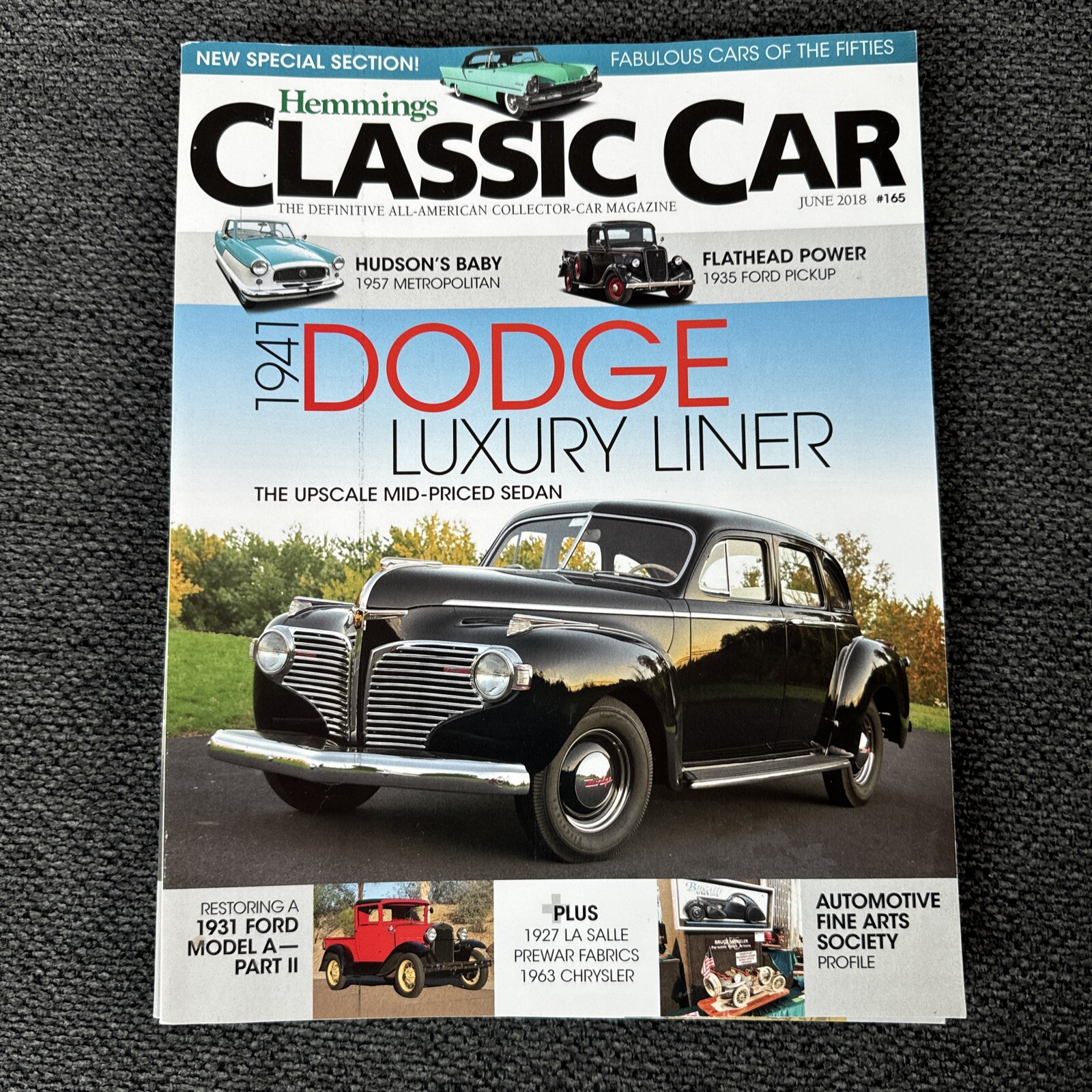 Lot/5 Hemmings Classic Car Magazines Jan, Feb, April, May, June 2018