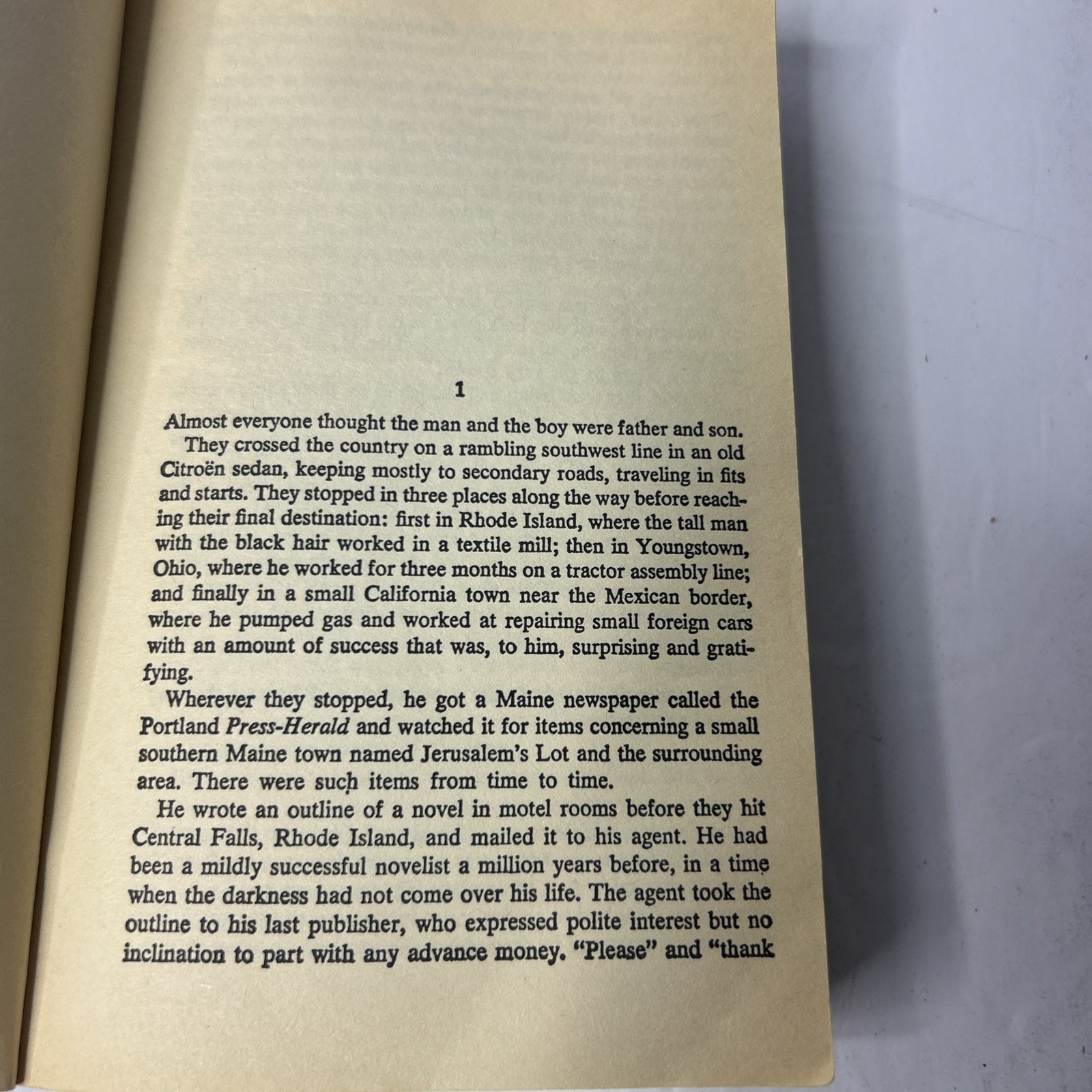 Salem’s Lot by Stephen King (Hodder Paperback 1986) UK Printed Vampire Horror