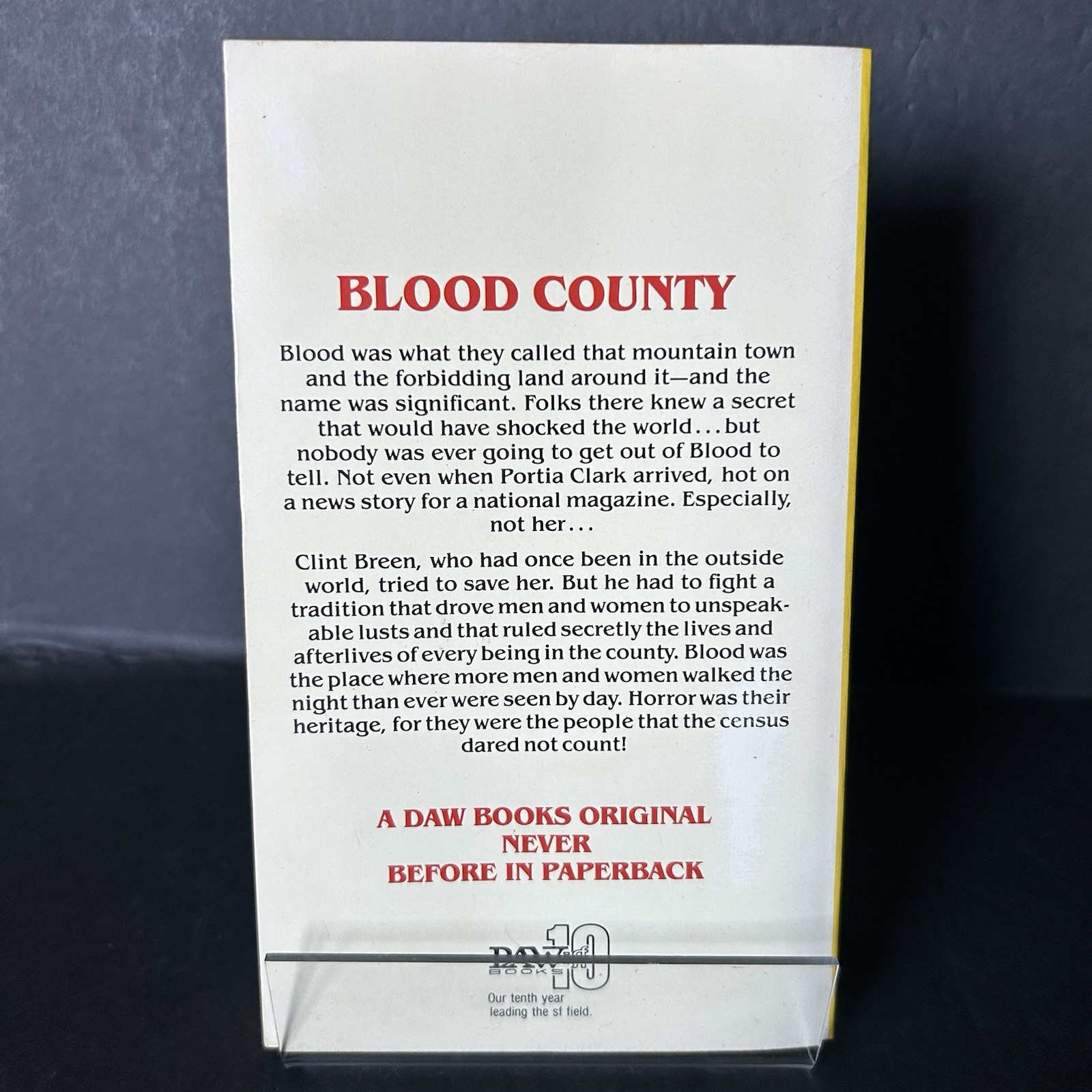 Blood County by Curt Selby (Doris Piserchia) 1981 DAW Books #436 1st Printing PB