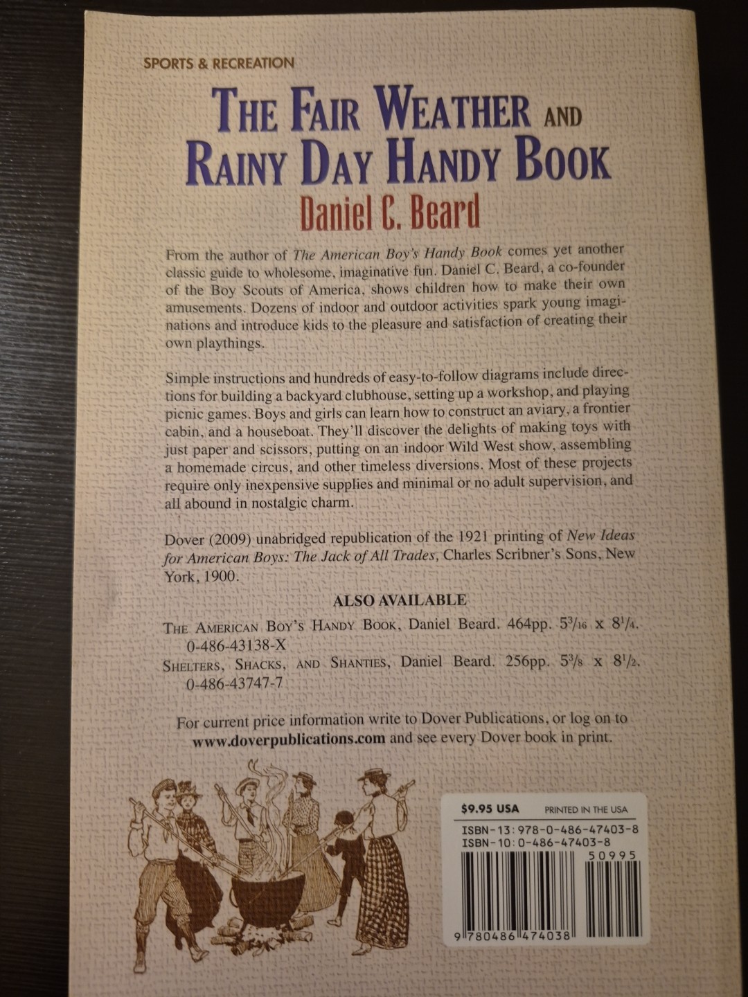 Fair Weather and Rainy Day Handy Book by Daniel C. Beard (2009, Trade Paperback)