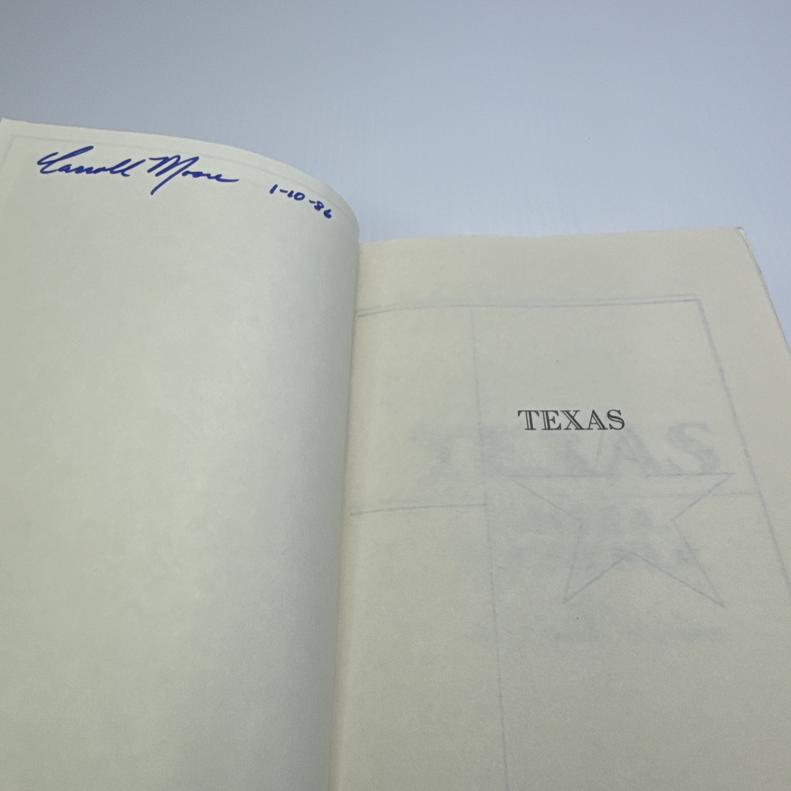 Texas James A. Michener Volumes One & Two COMPLETE Hardcovers BCE Random House