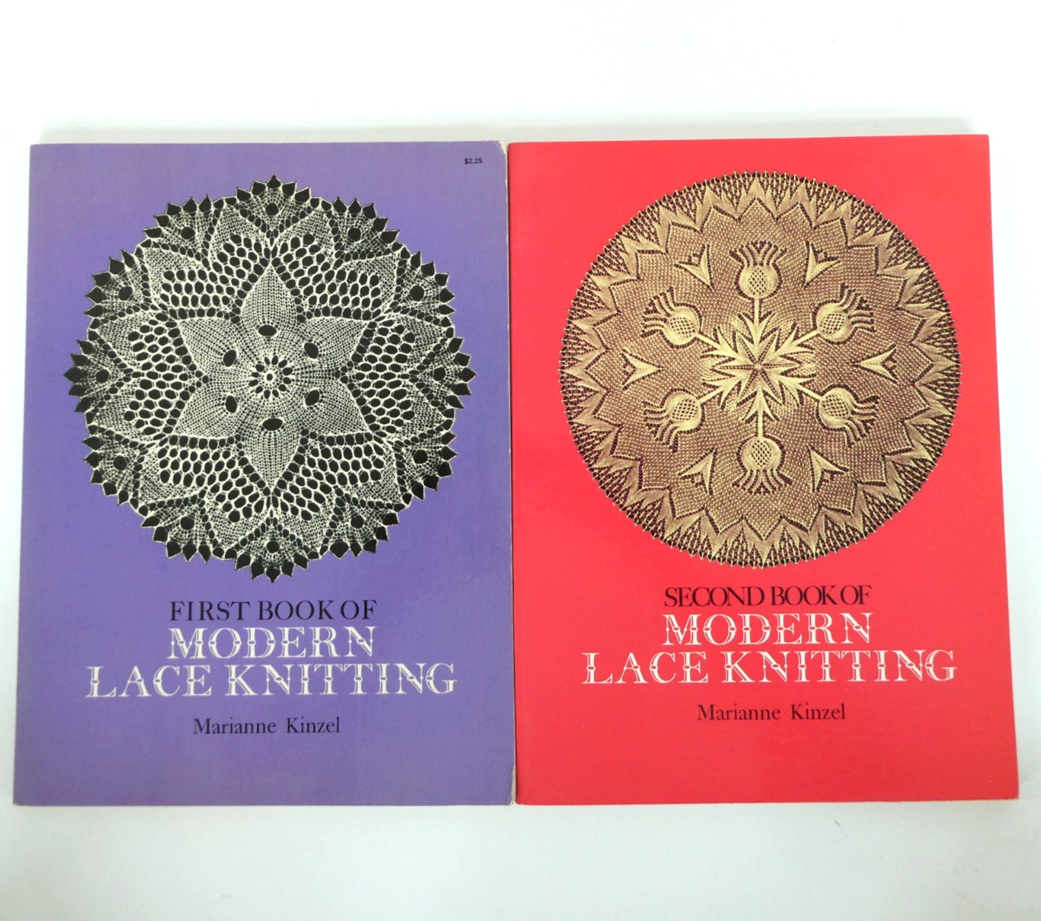 First and Second Book of Modern Lace Knitting by Marianne Kinzel 1972 Dover