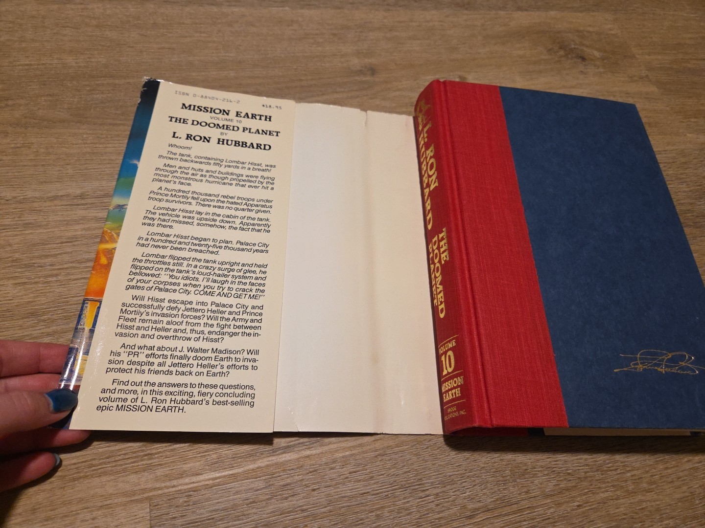 The Doomed Planet by L. Ron Hubbard (1987, HARDCOVER First Edtion