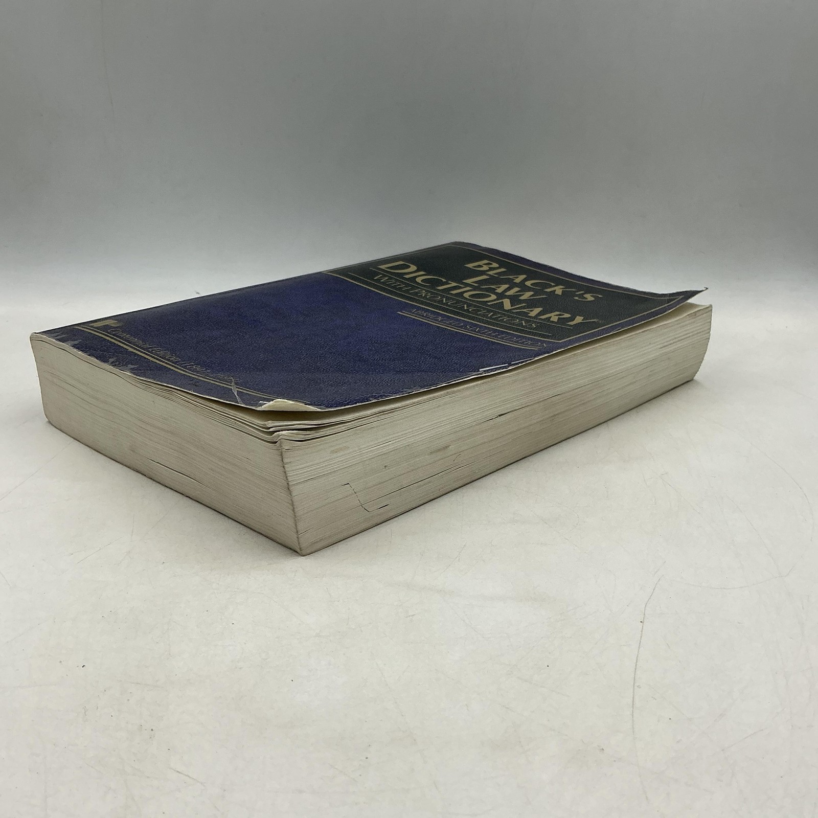 Vintage Black’s Law Dictionary With Pronunciations Henry Black Blue PB 1994 Law