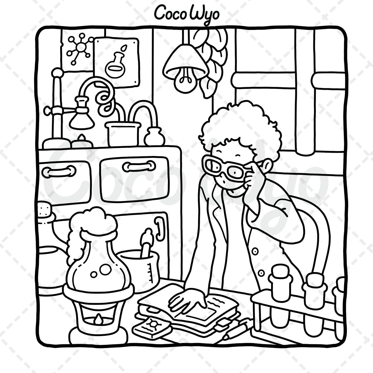 Girl Moments Vol 2 Coloring Book for Adults and Teens Featuring Cute Cozy Daily