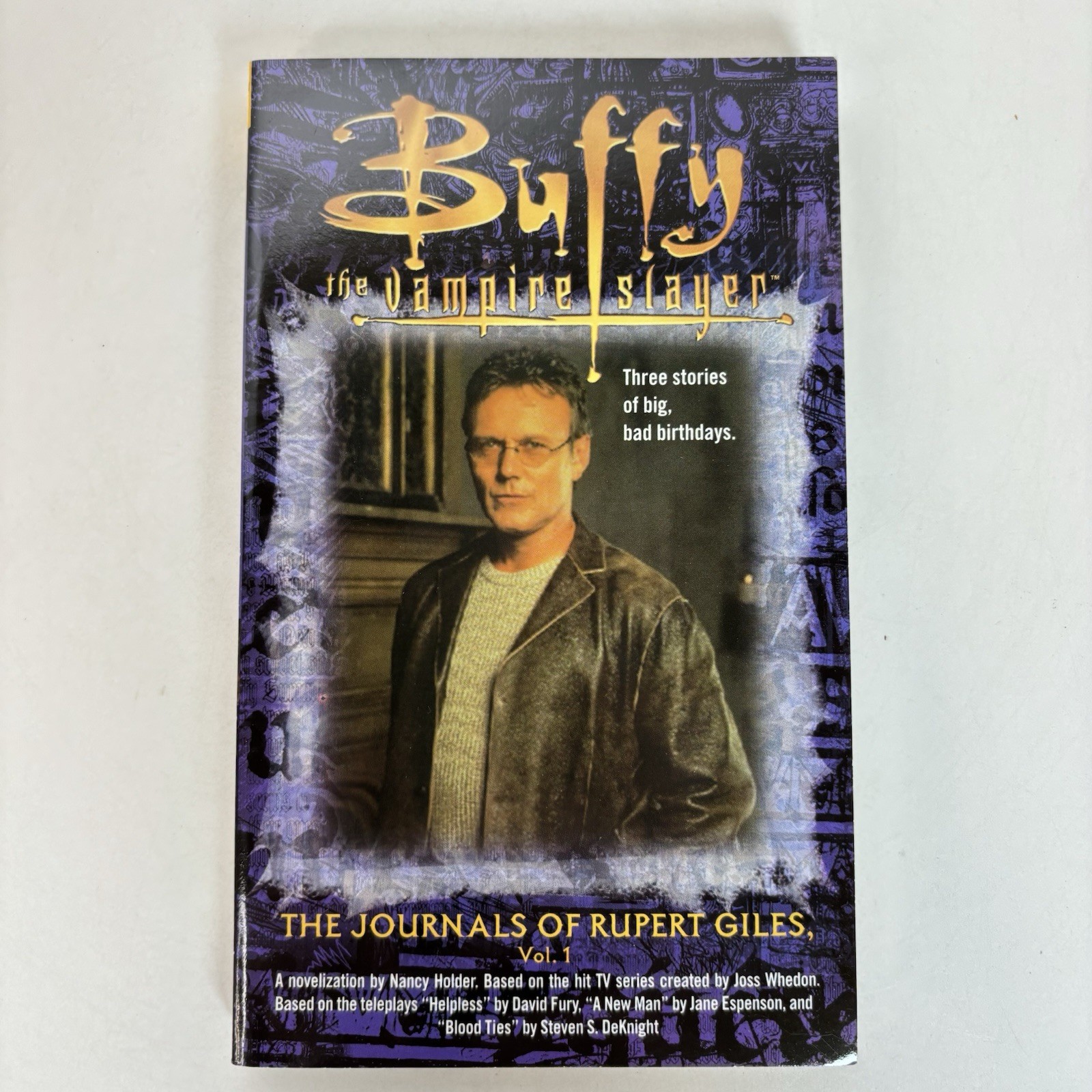 Buffy The Vampire Slayer 2 Book Lot Oz Into Wild & Rupert Giles Vol 1 PB 2002 C3