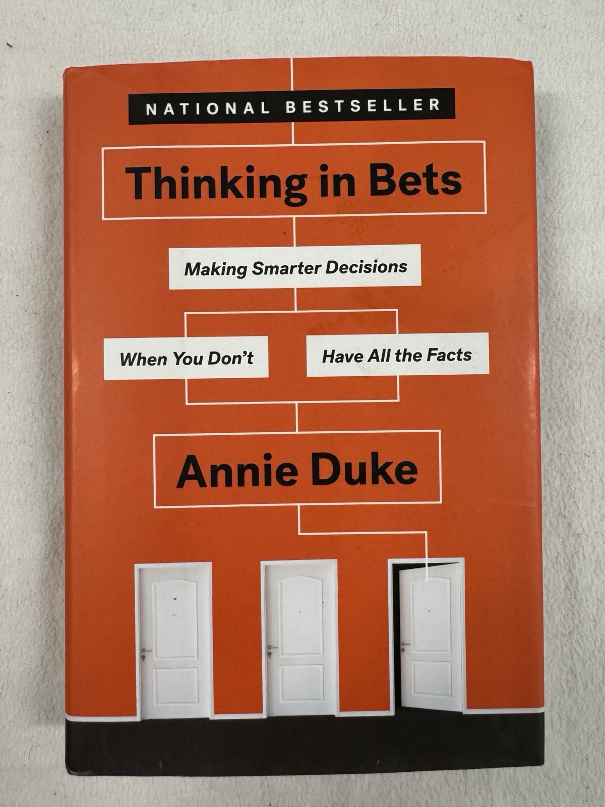 Thinking in Bets Annie Duke 2018 Portfolio Penguin PB