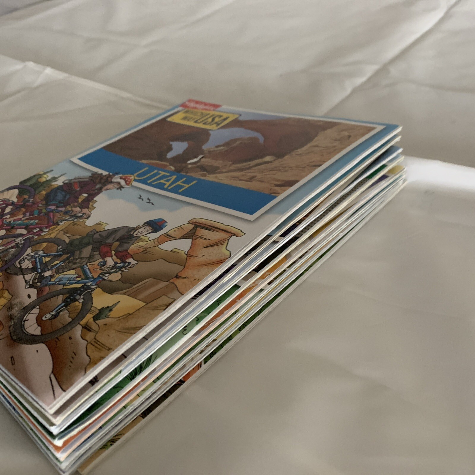Highlights Which Way USA State Activity Books Map Lot of 8 Home School 2013-2014