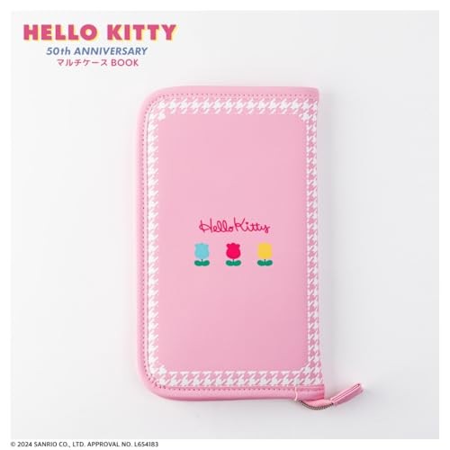 HELLO KITTY 50th Multi Case Book 8.5×4.9×0.8 Sanrio Japan 2024 Mook