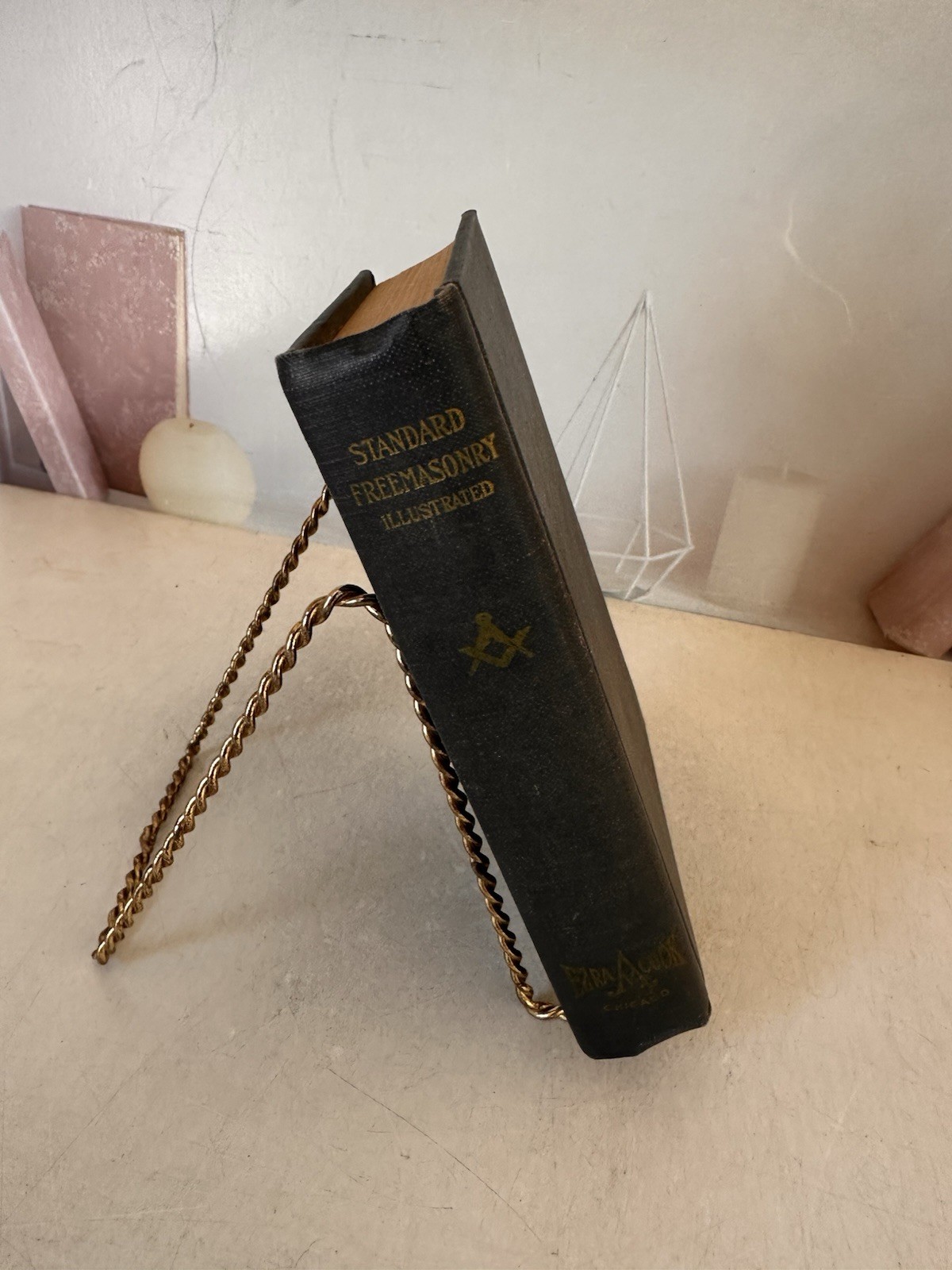 Vintage Standard Freemasonry Illustrated Full Ritual and Secret Work RARE Book