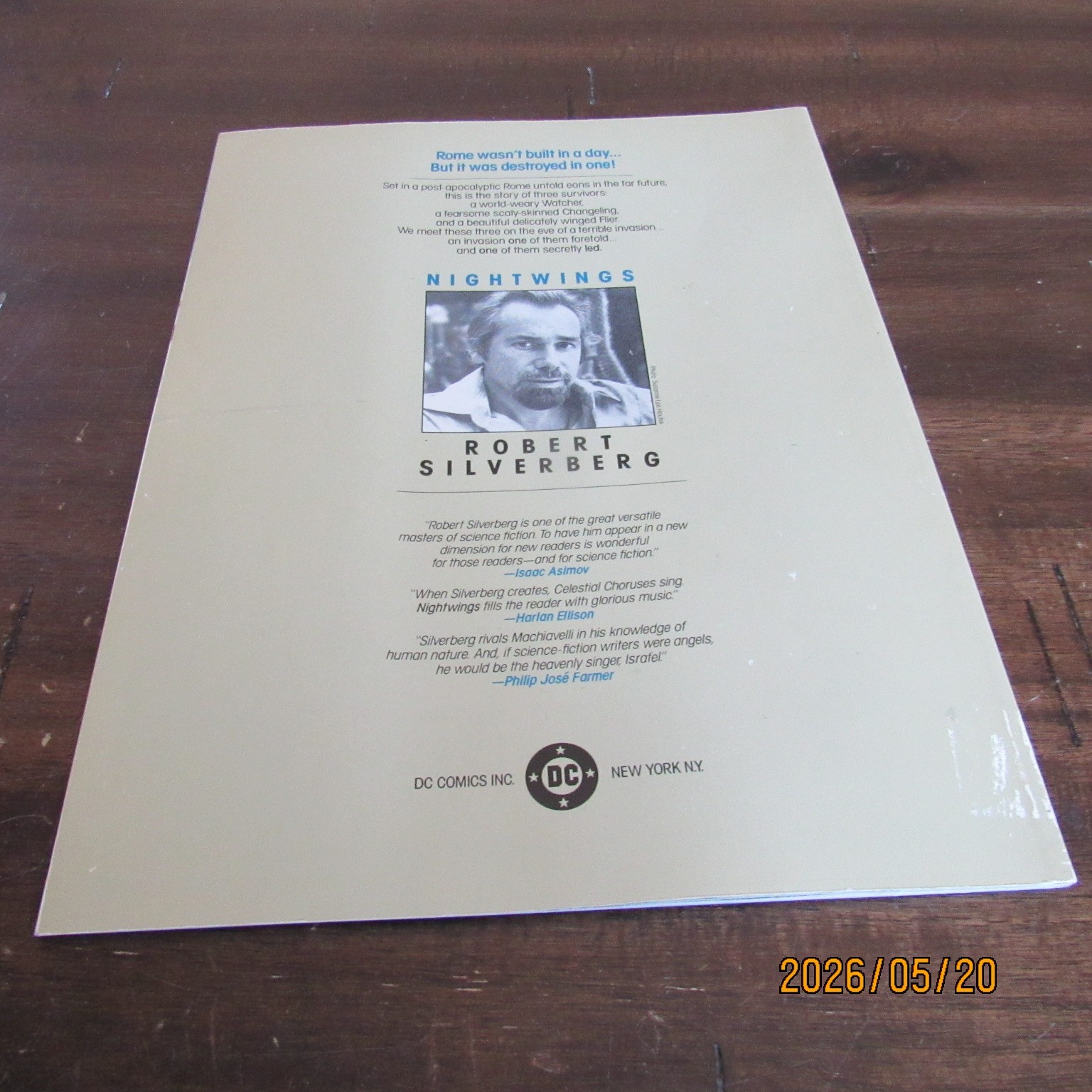 Harlan Ellison-Demon with a Glass Hand-Robert Silverberg-Nightwings-Graphic Nove