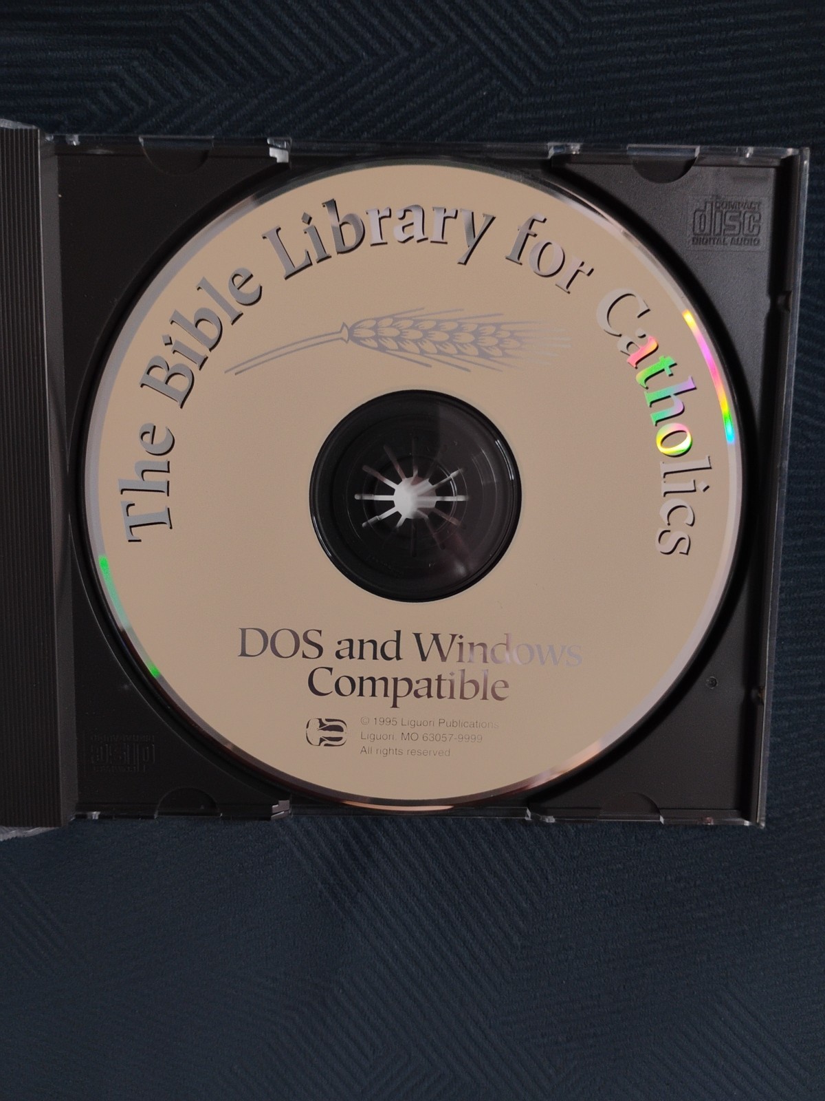 THE BIBLE LIBRARY FOR CATHOLICS CD-ROM by Liguori Faithware – RARE ONLY COPY!!!