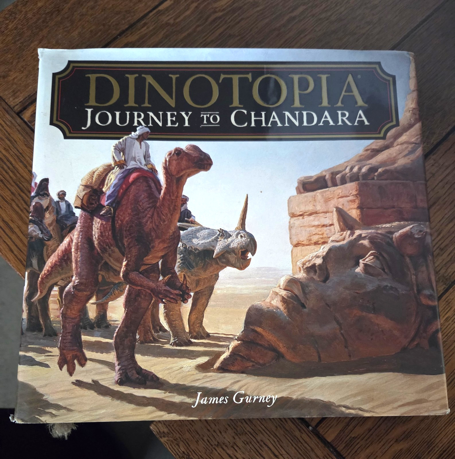 Dinotopia Journey to Chandara 2007 First Edition HC Gurney w/ DJ Tears Stains