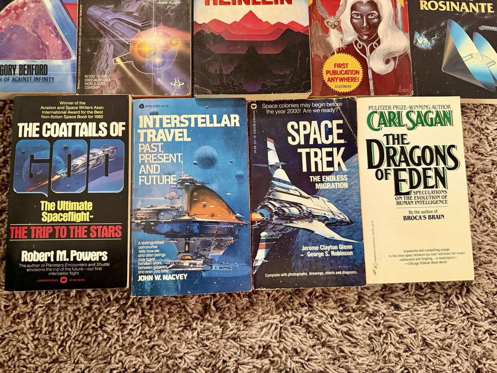 Lot of 14 Vintage Sci Fi Fantasy Space Alien Paperback Books 70’s-90’s