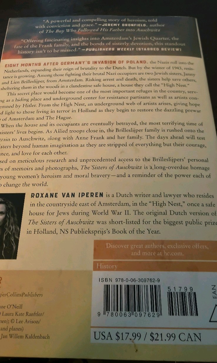 3-Book Holocaust Survival & Auschwitz Lot – Schindler’s List, Sisters, Brothers