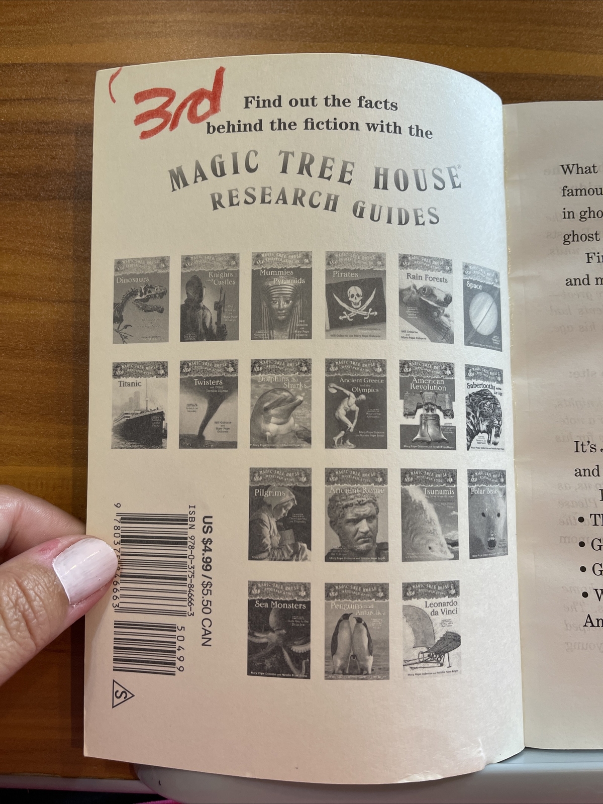 Magic Tree House Research Guides: Ghosts And Space Paperback Mary Pope Osborne